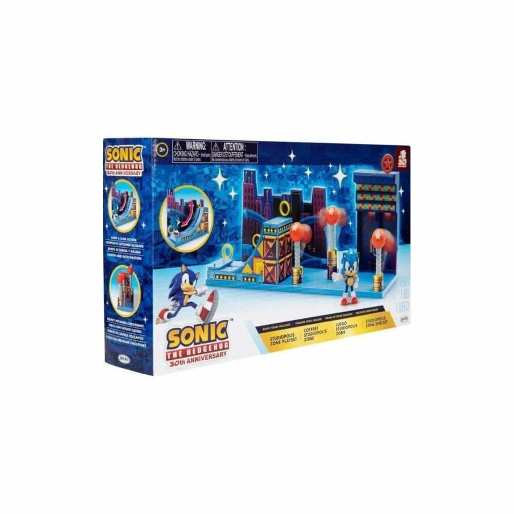 Jakks Pacific Spielwelt Sonic The Hedgehog Studiopolis Zone Spielset 6cm