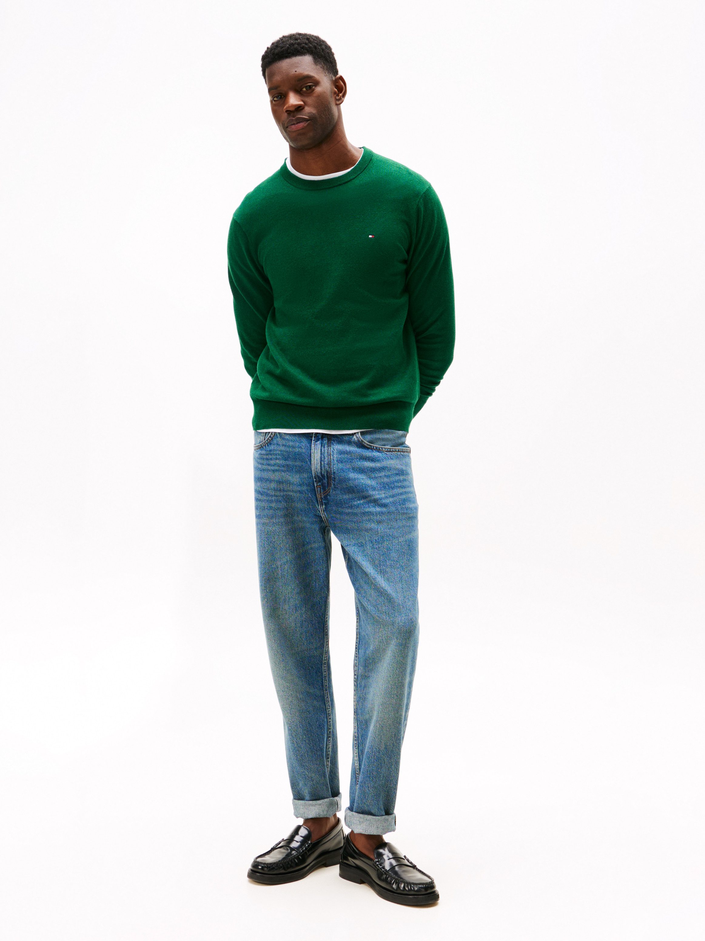 Tommy Hilfiger Rundhalspullover PIMA ORG CTN CASHMERE CREW NECK – Bild 3 von 5