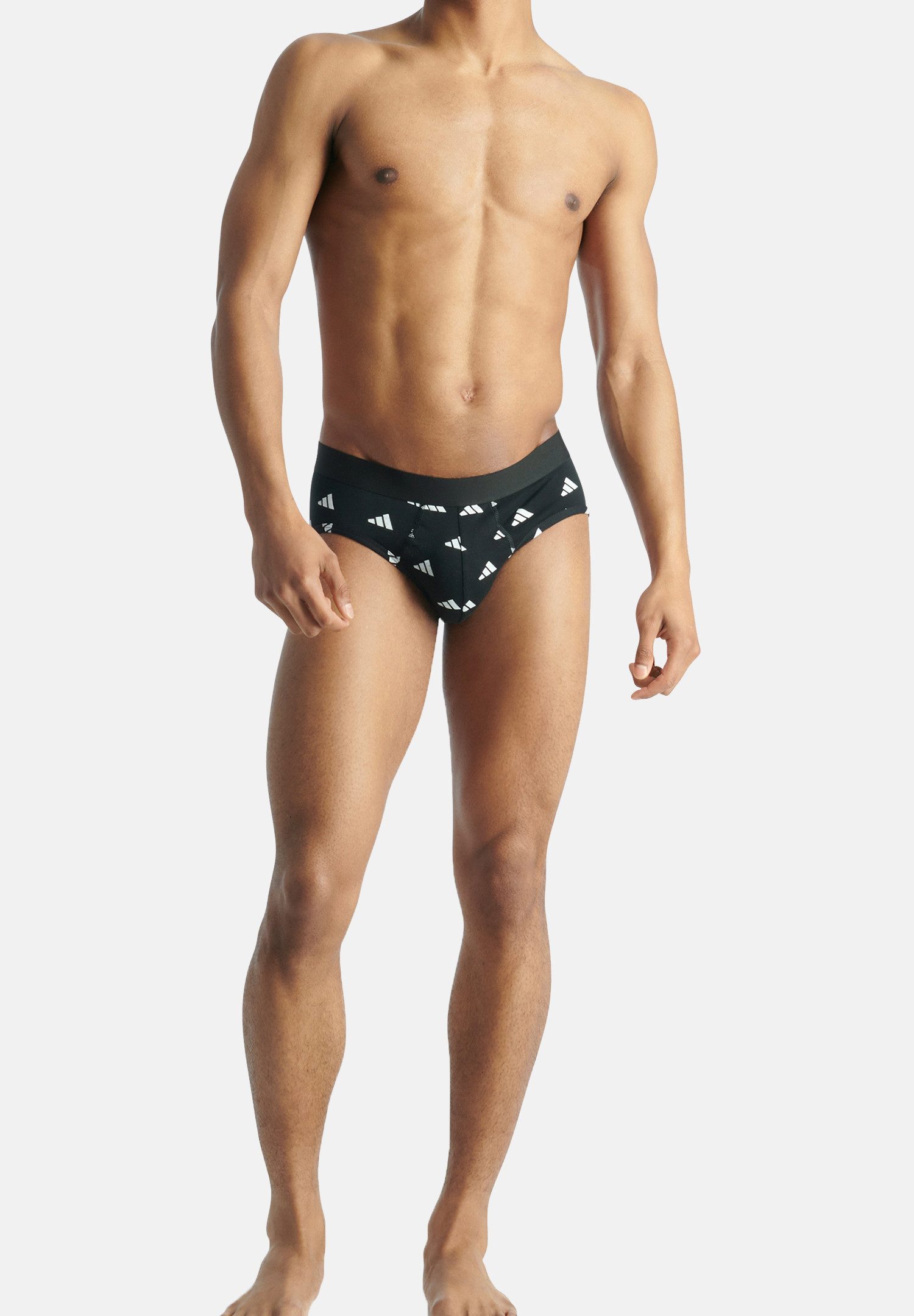adidas Performance Boxershorts Brief Basic 12P (Packung, 12-St., 12er-Pack)