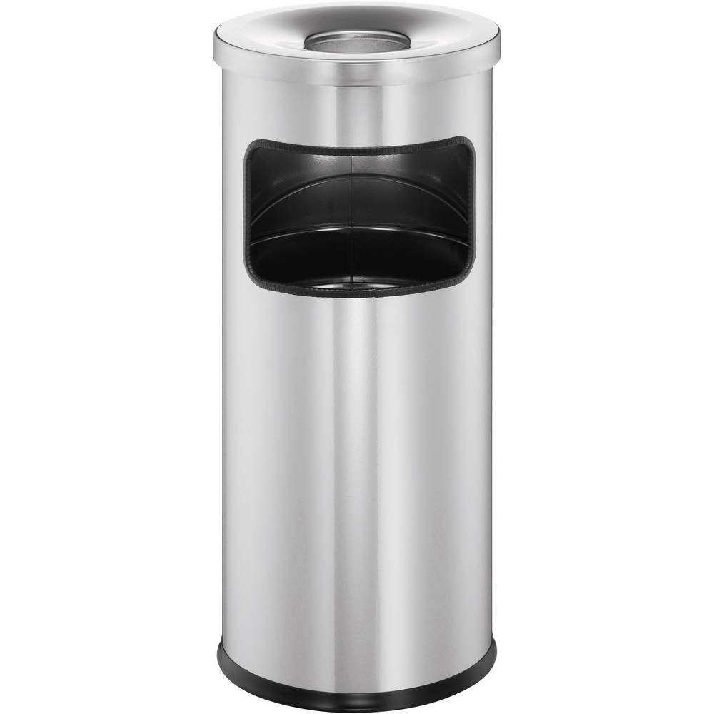 DURABLE Mülleimer Papierkorb mit Ascher Safe rund 333223, Inkl. Aschenbecher