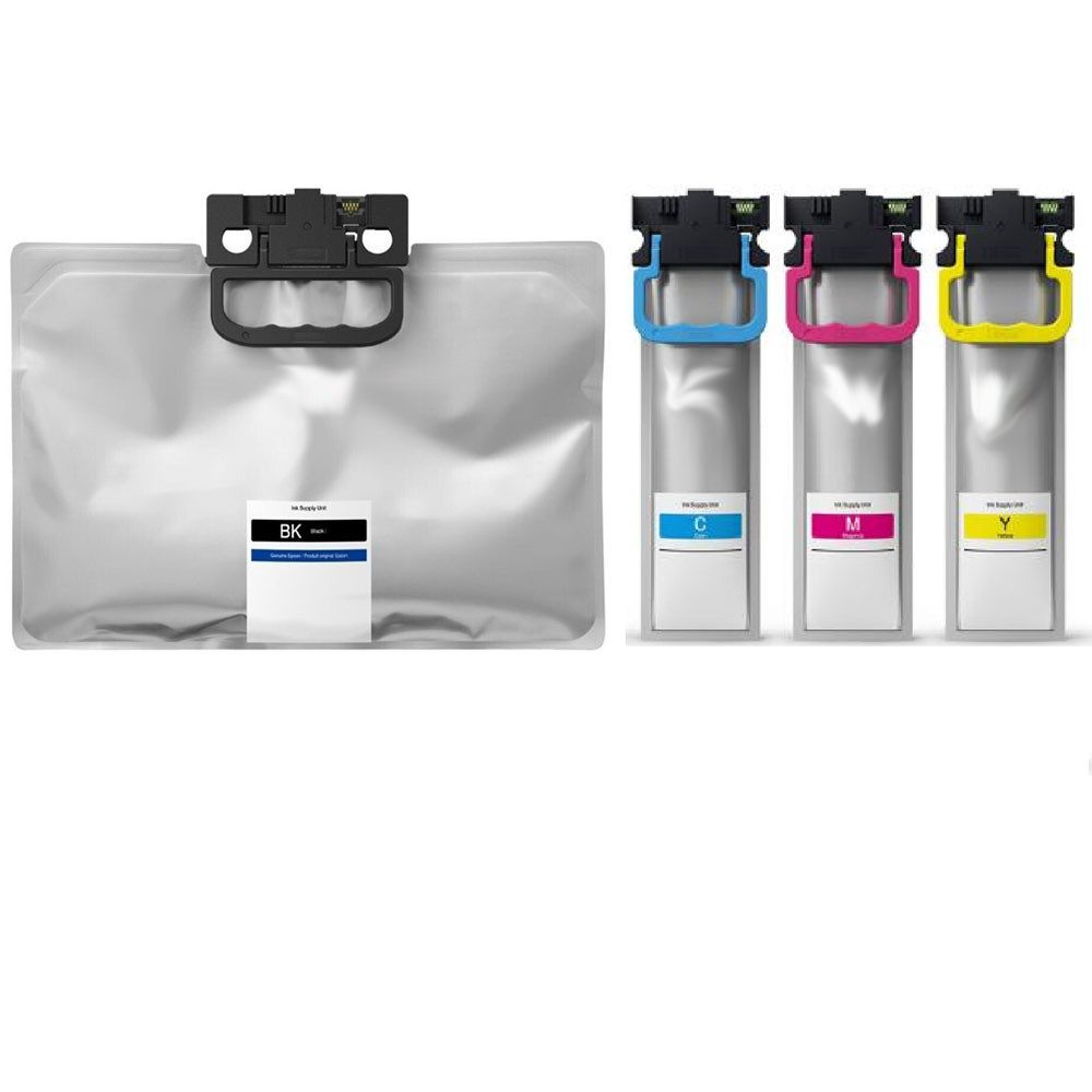 ABC Kompatibles Set 4x Druckerpatrone XXL für Epson T11P für Workforce Pro Tintenpatrone