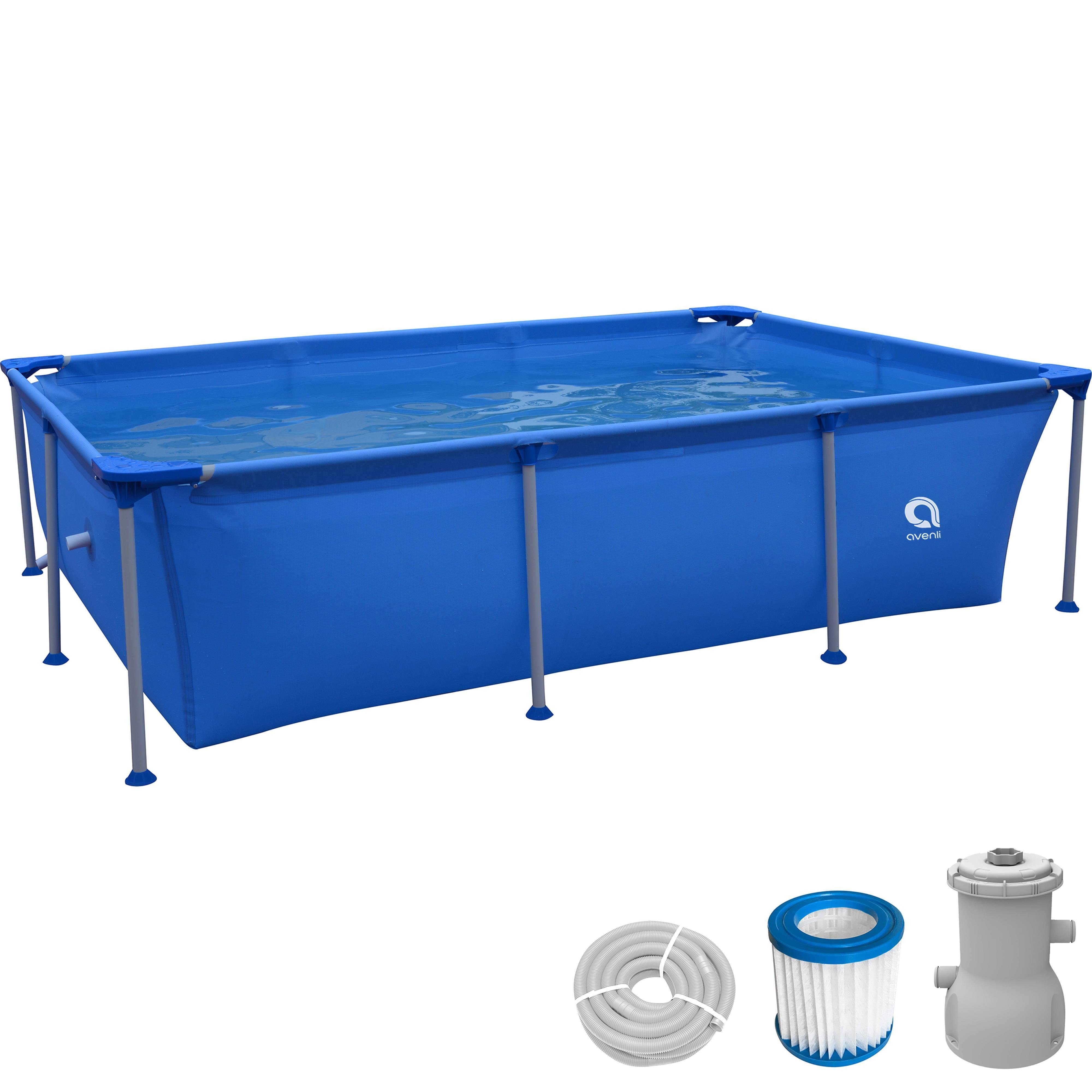 Avenli Framepool Frame Rectangular Pool Set 258 x 179 x 66 cm