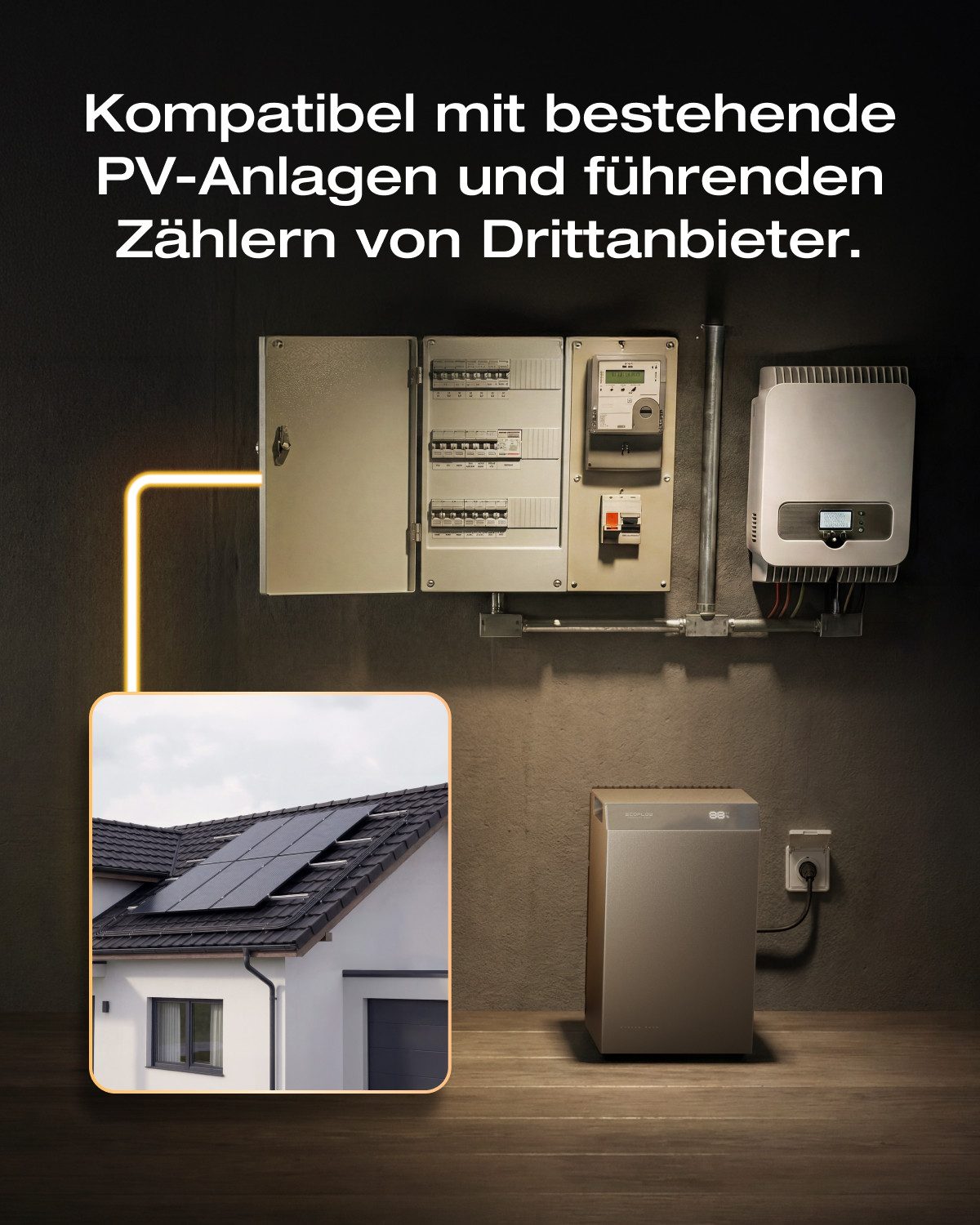 Ecoflow Balkonkraftwerk EcoFlow STREAM AC 5000 Balkonkraftwerk mit Speicher mit Smart Meter – Bild 4 von 5