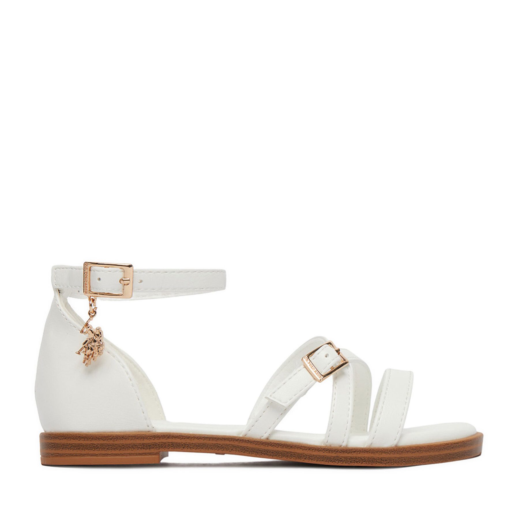 U.S. Polo Assn. US Polo Assn Sandalen Mädchen Weiß Sandale