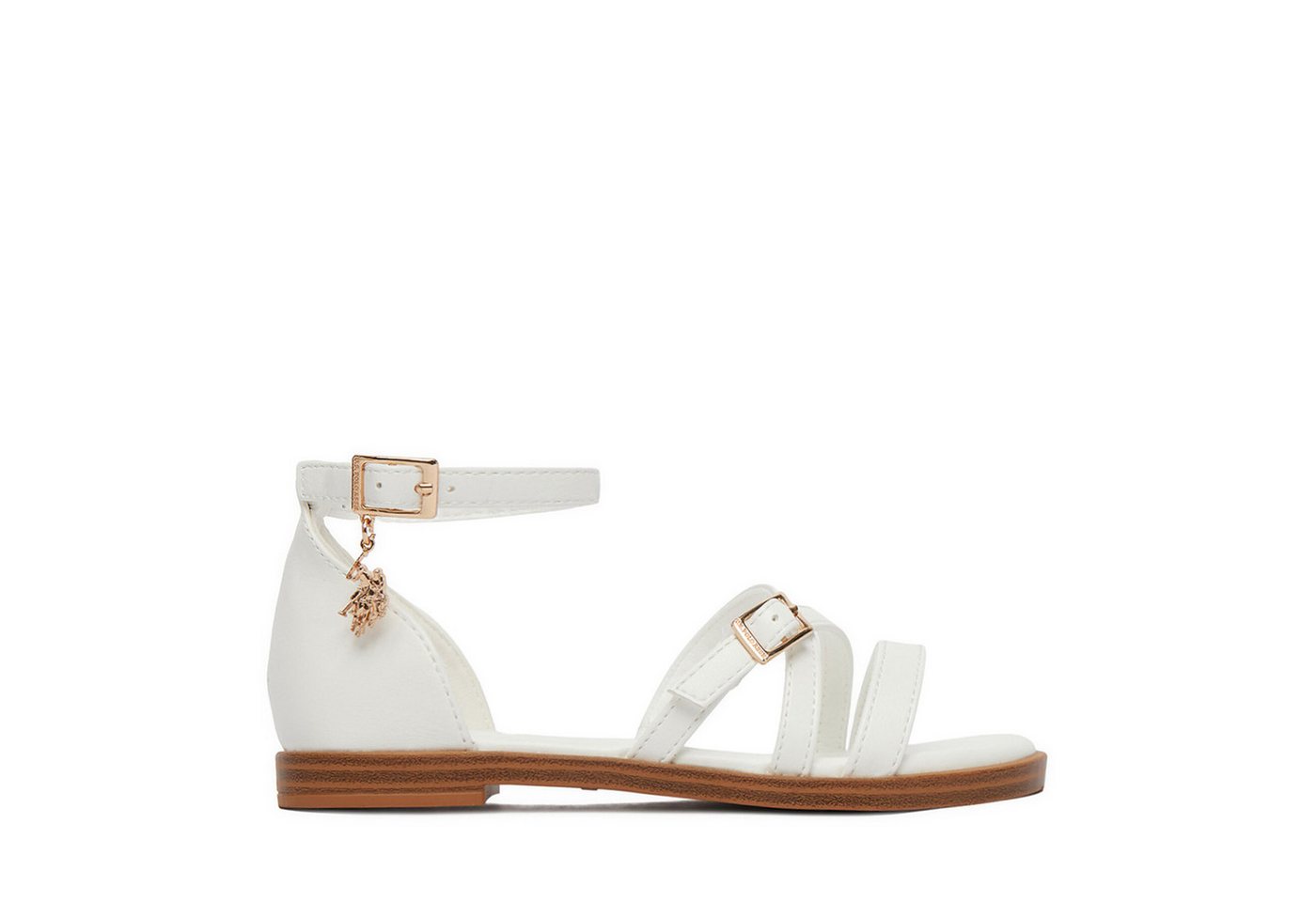 U.S. Polo Assn. US Polo Assn Sandalen Mädchen Weiß Sandale