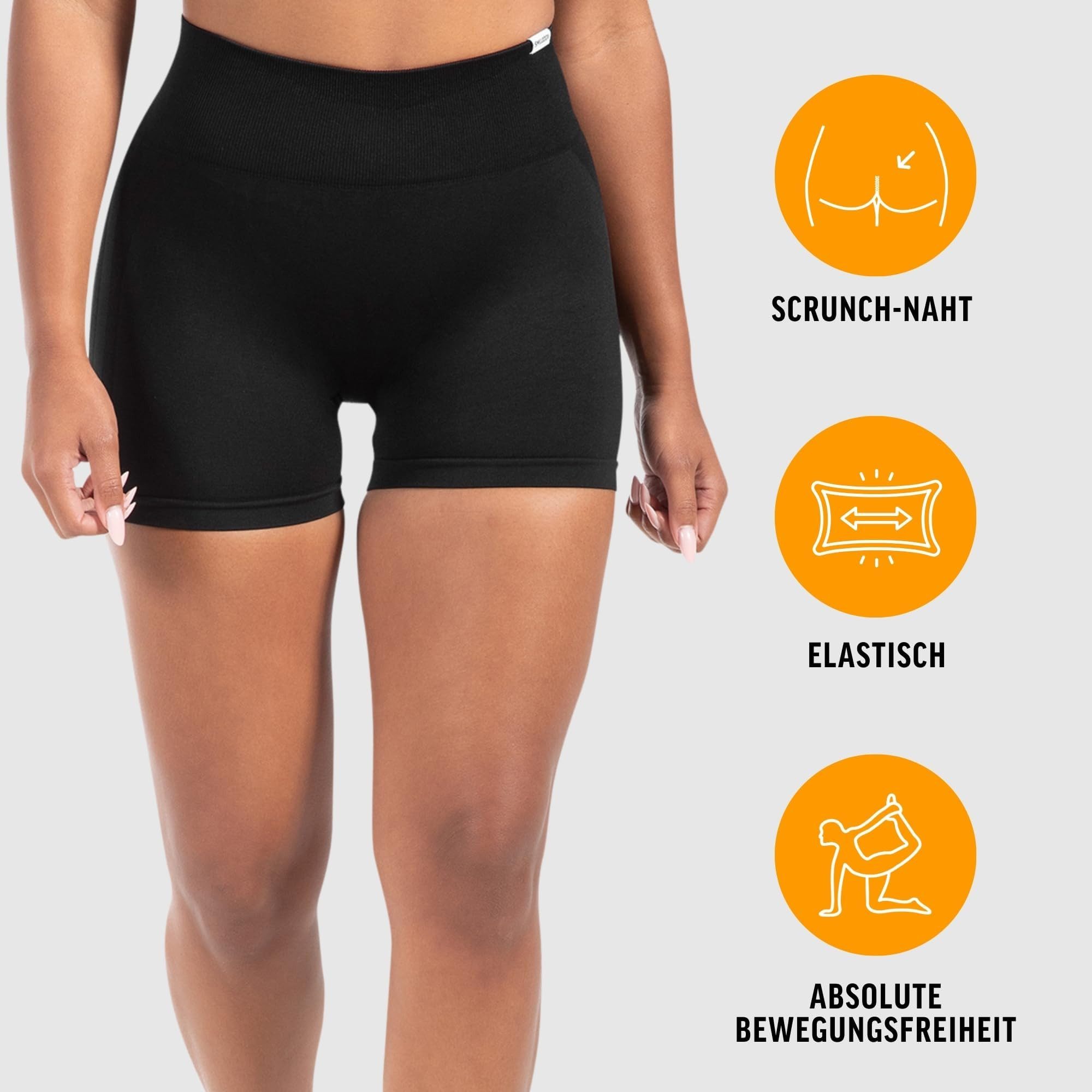 Smilodox Shorts Kalea Scrunch, Kurze Radlerhose, günstig online kaufen