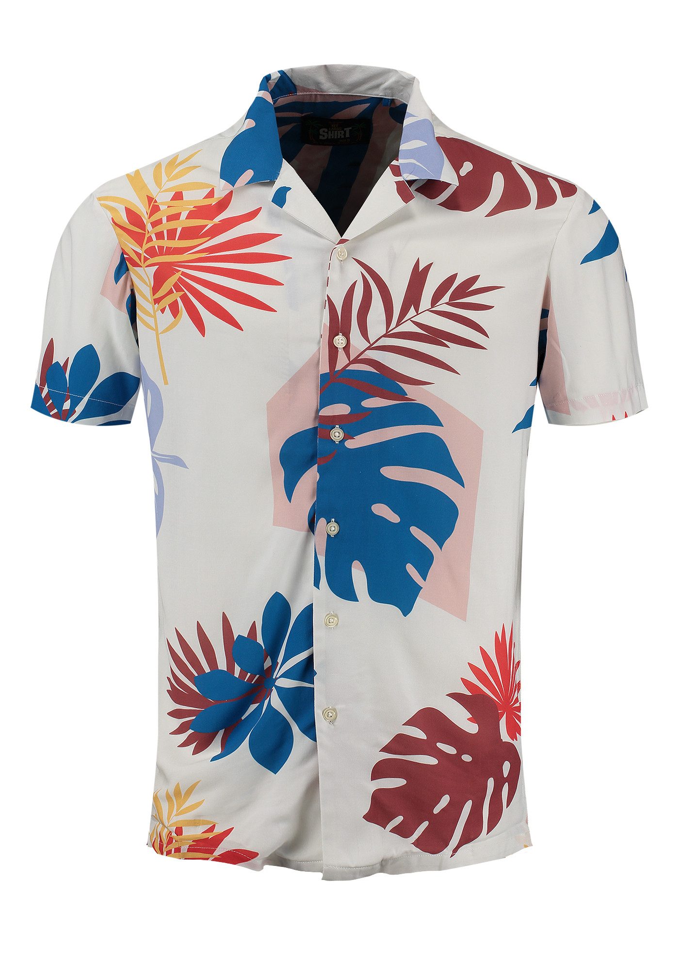 Key Largo Kurzarmhemd MSH KLSPLASH 1/2 patterned (1-tlg)