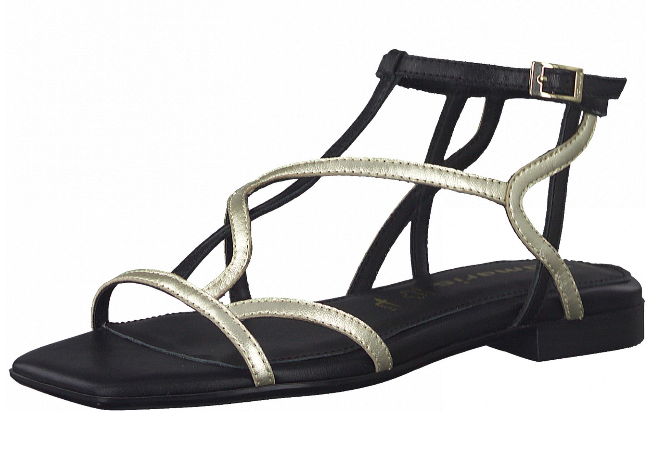 Tamaris 1-28127-28 033 Black/LT.Gold Sandale