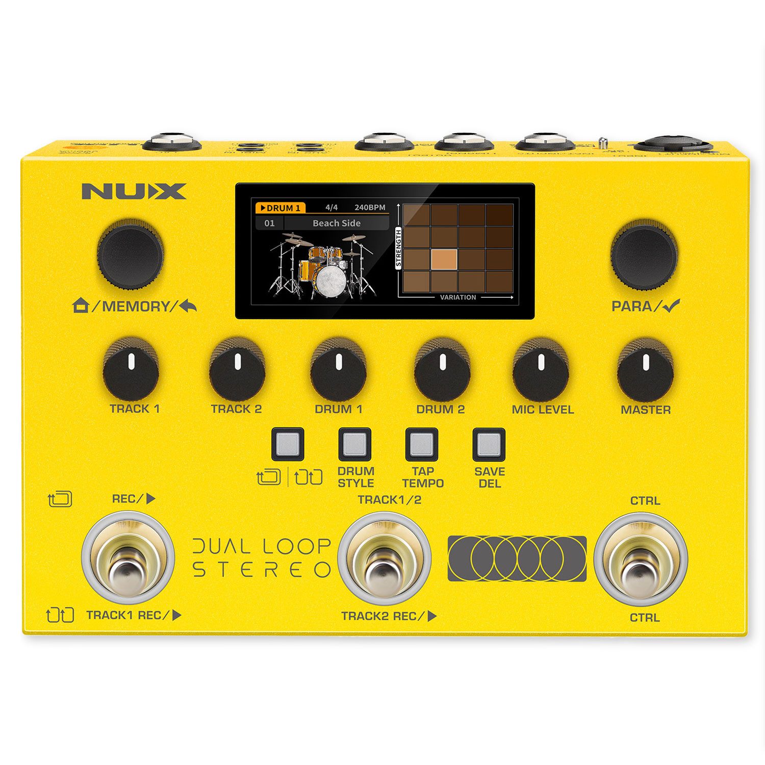 Nux E-Gitarre Nux Effektgerät Dual Loop Stereo Looper-Pedal, digital, digital, 1-St., Looper-Pedal, Looper-Pedal