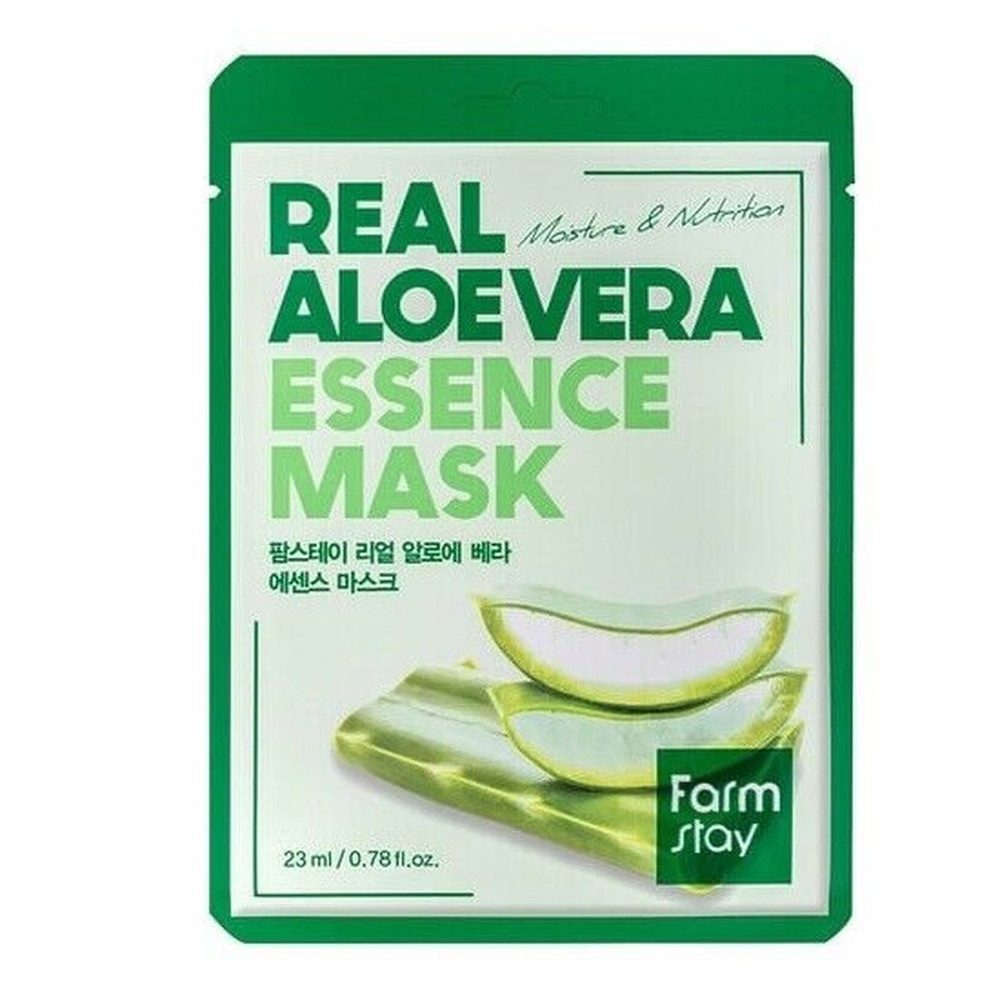 Gesichtsmaske Farmstay - Echte Aloe Vera-Gesichtsmaske