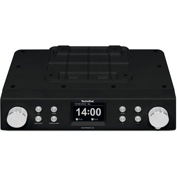 TechniSat DIGITRADIO 22 DAB+/UKW Küchenradio Uhrzeitanzeige Bluetooth Digitalradio (DAB) (DAB+, UKW, 2 W, Bewegungssensor für Licht-und Radiosteuerung)