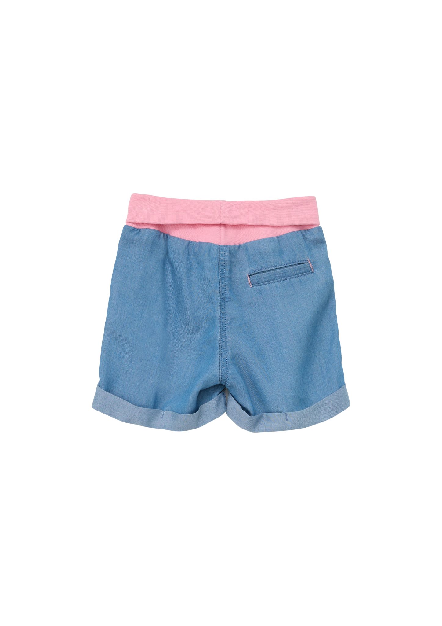 Stickerei, Straight Fit Regular / s.Oliver Rise Shorts High / Waschung / Leg Jeans-Shorts