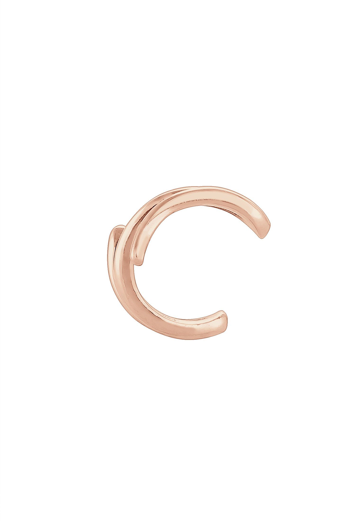Elli Single-Ohrhaken Earcuff Ohrklemme Welle 925er Silber
