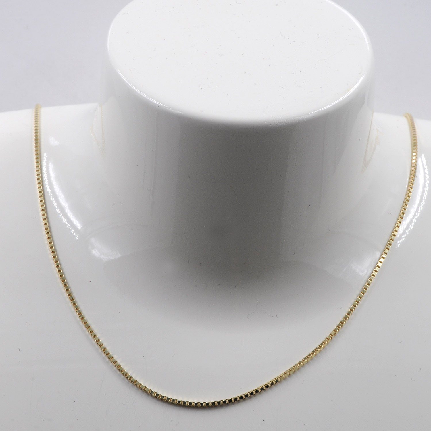 HOPLO Goldkette Goldkette Venezianerkette Länge 60cm - Breite 1,4mm - 585-14 Karat Gol, Made in Germany