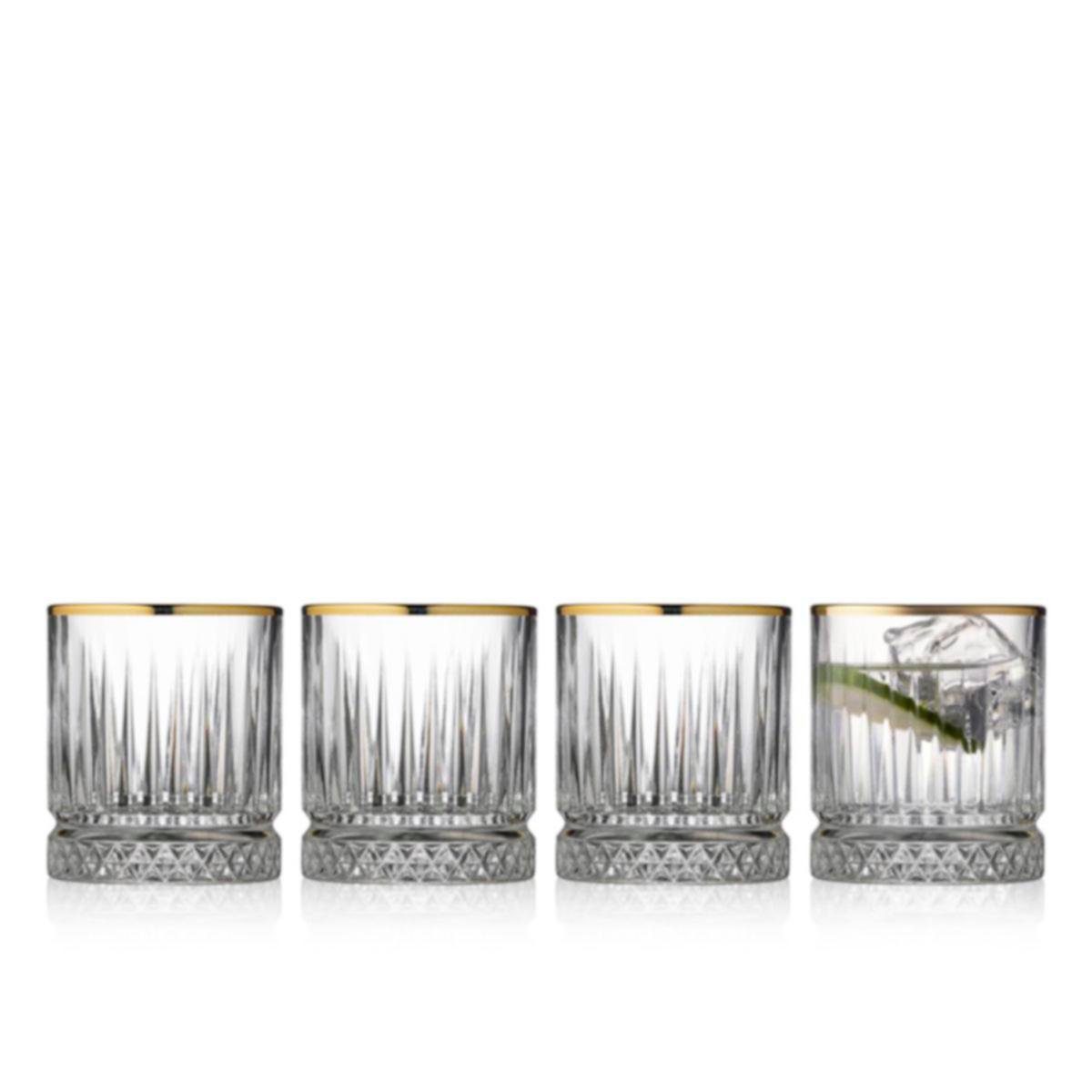 LYNGBY-GLAS Whiskyglas »Lyngby Firenze Wasser Glas mit Goldrand 4er Set«,  Glas mit Goldrand online kaufen | OTTO