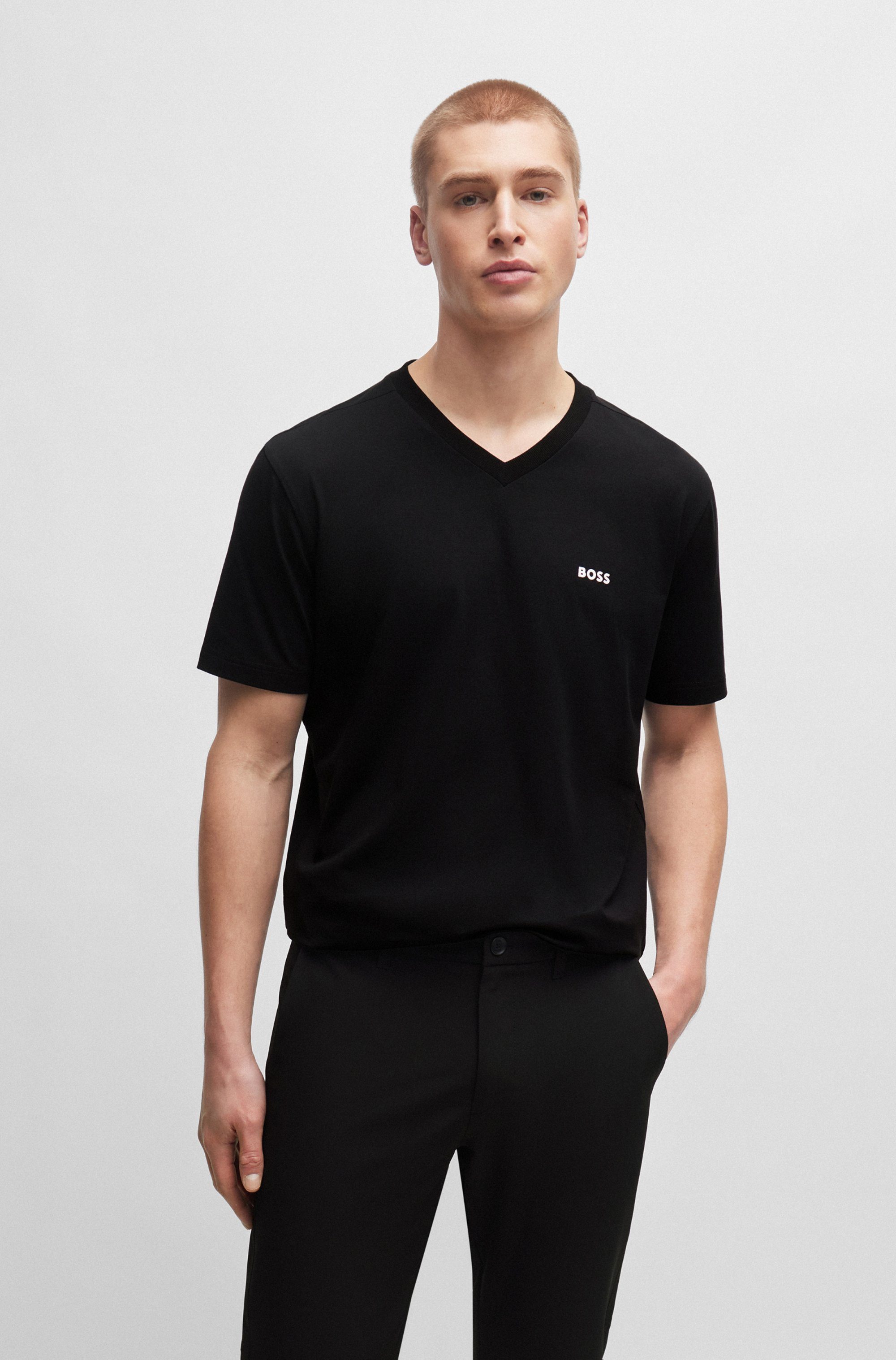 BOSS GREEN T-Shirt Tee V mit günstig online kaufen