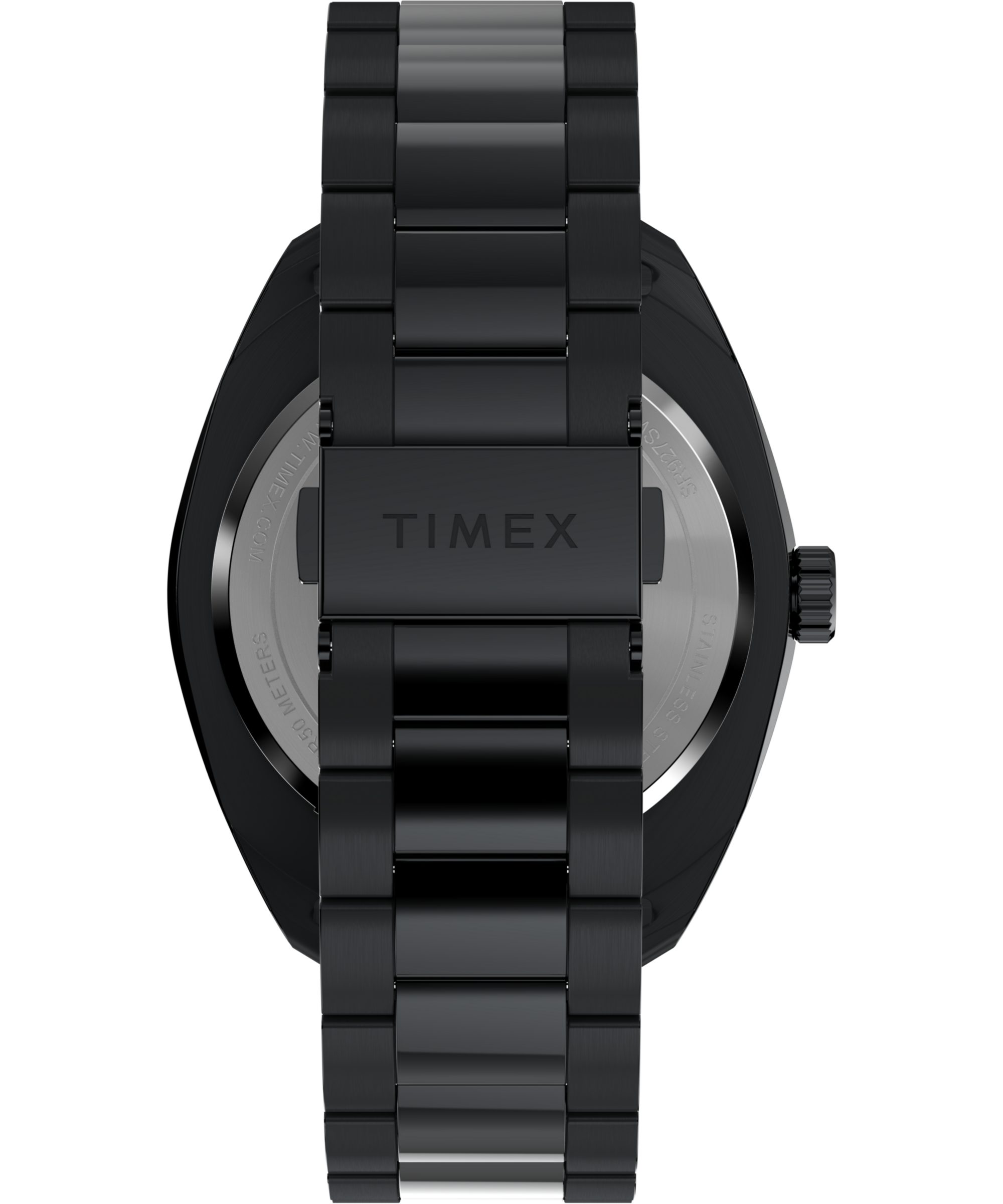 Timex Multifunktionsuhr WESTON TW2Y228006I, Quarzuhr, Armbanduhr, Herrenuhr, Edelstahlarmband, 12/24-Std.-Anzeige