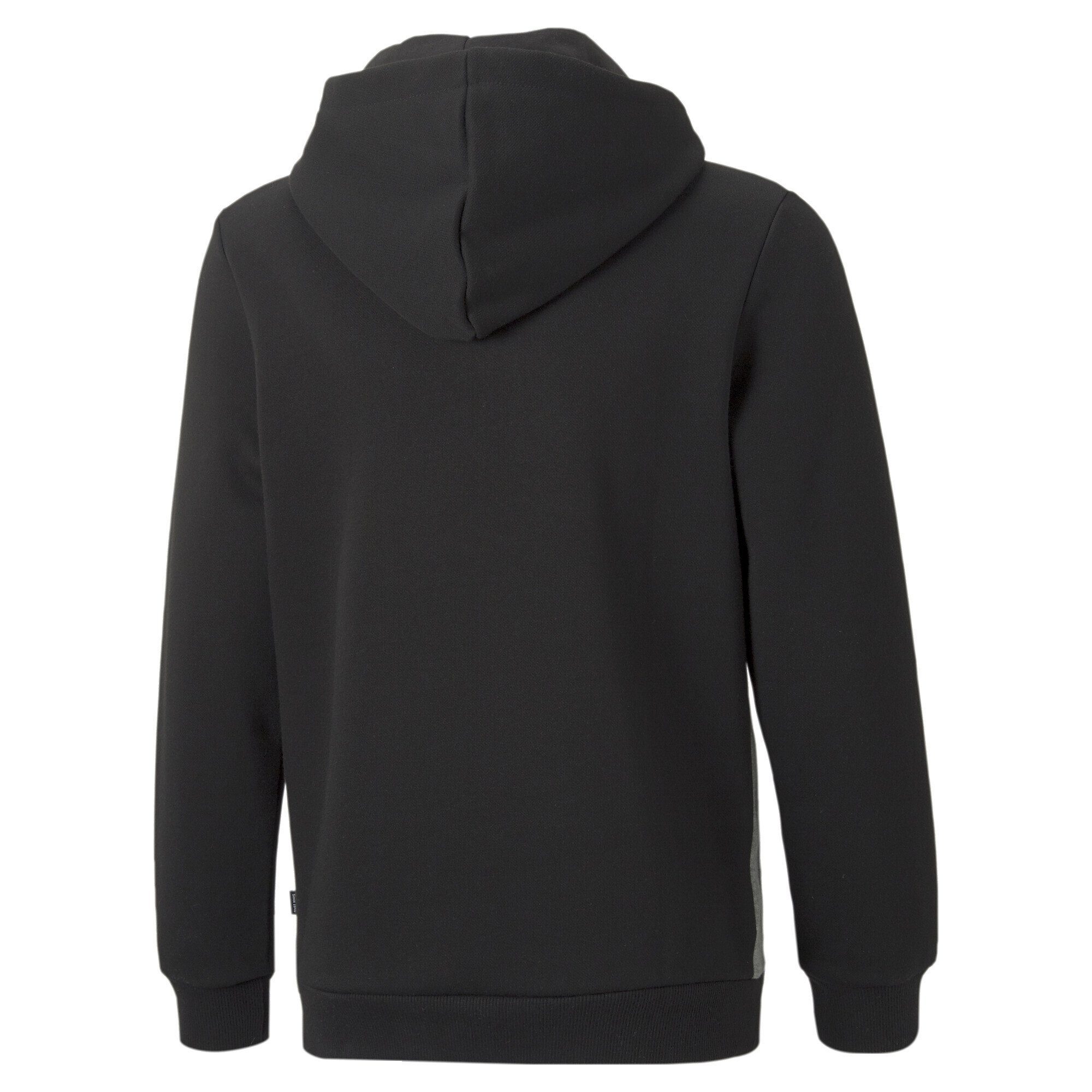 Hoodie Sweatshirt Jungen Blockfarben Black Essentials+ in PUMA