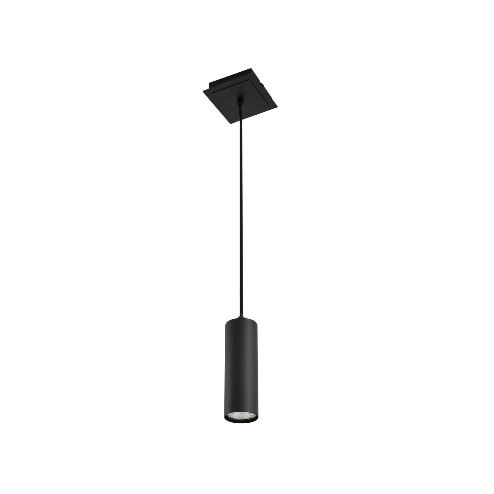 Lindby Hängeleuchte Joffrey, Metall, Schwarz IP20, 1 x 10 W LED