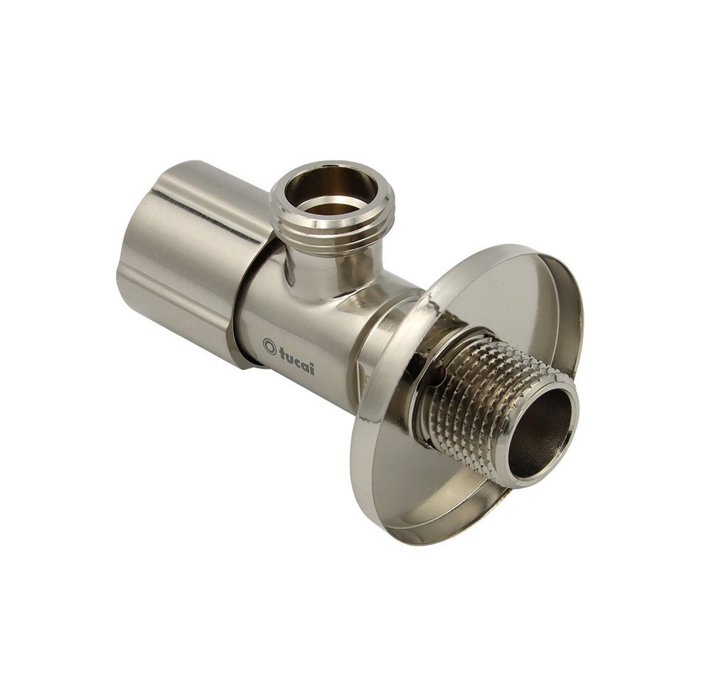 Thumbnail - TUCAI Eckventil Eckventil Tucai TMM C850 Premium AG/AG 1/2"-1/2" gebürsteter Stahl