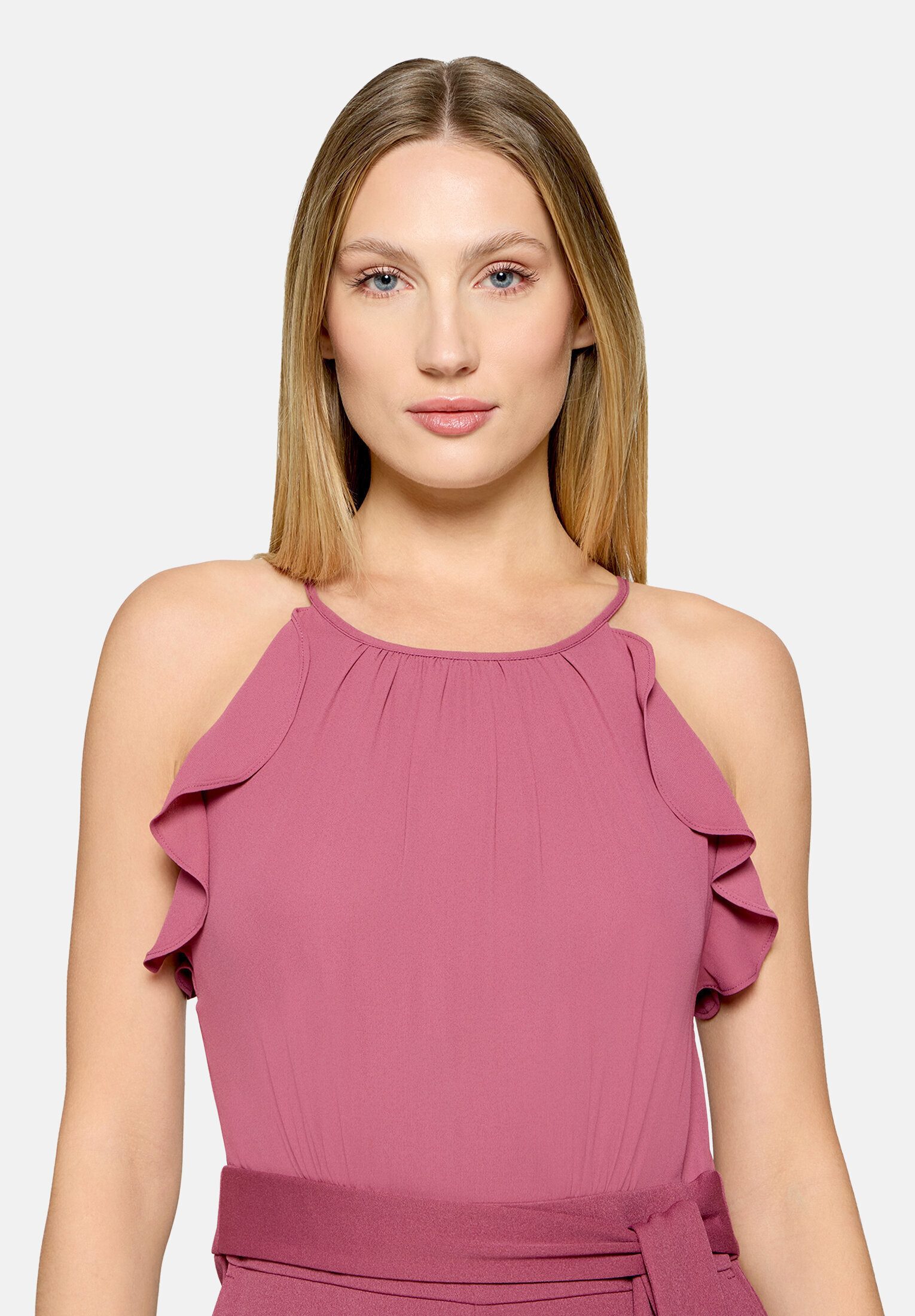 Vera Mont Overall Damen mit Volant (1-tlg) Bindeband