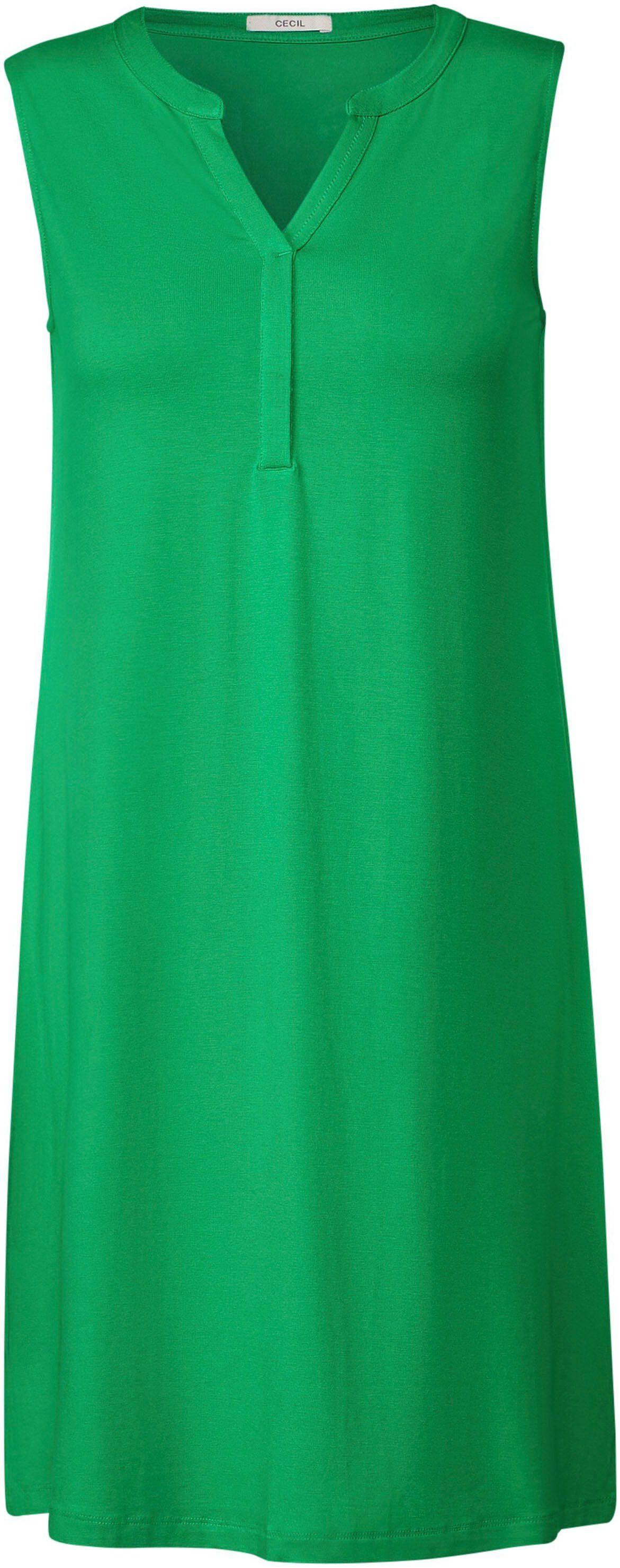 Cecil Jerseykleid mit green einem fresh Schlitz