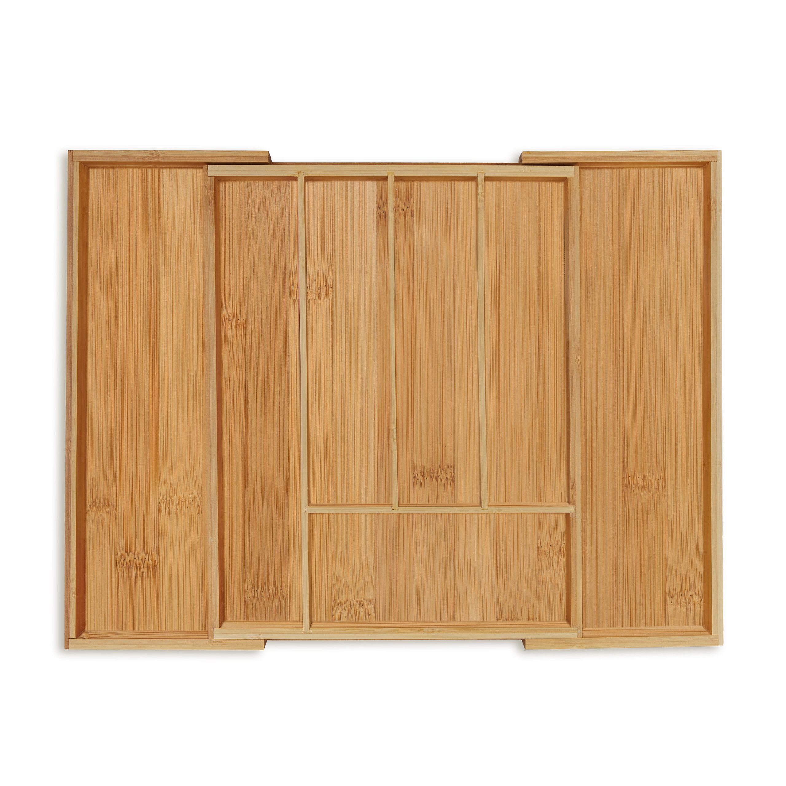 relaxdays Besteckkasten Ausziehbarer Besteckkasten aus Bambus. Reduzierter Preis € 16,99. Unverbindliche Preisempfehlung € 39,99