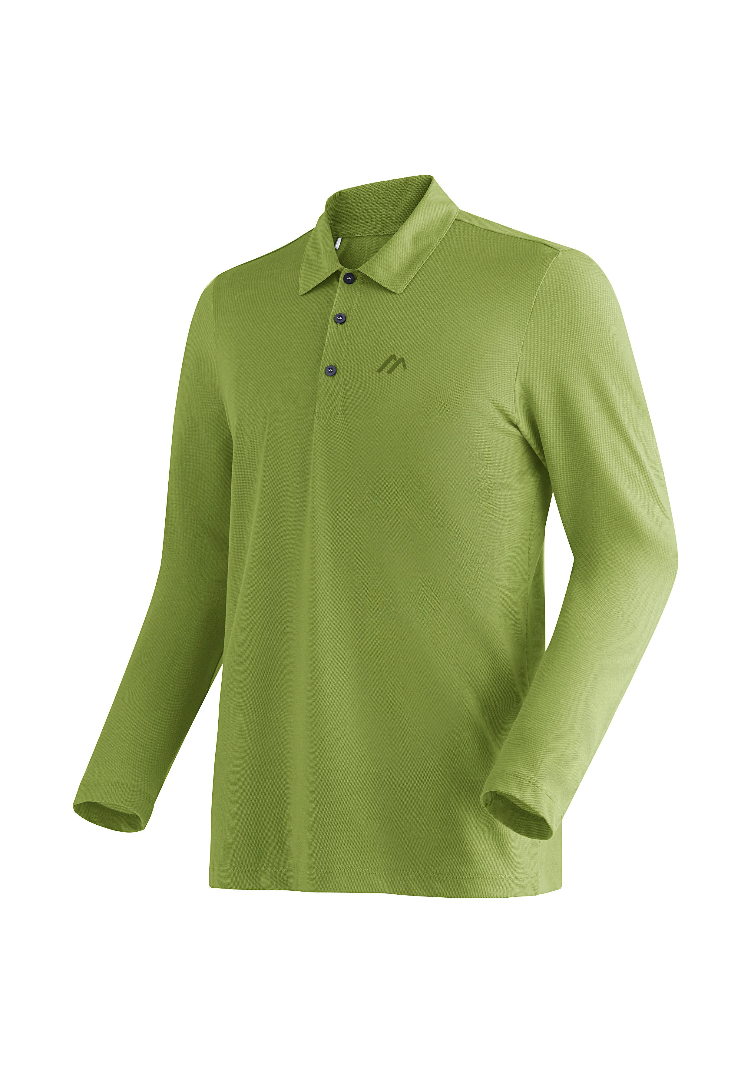 Maier Sports Langarm-Poloshirt Long Pique Polo M günstig online kaufen