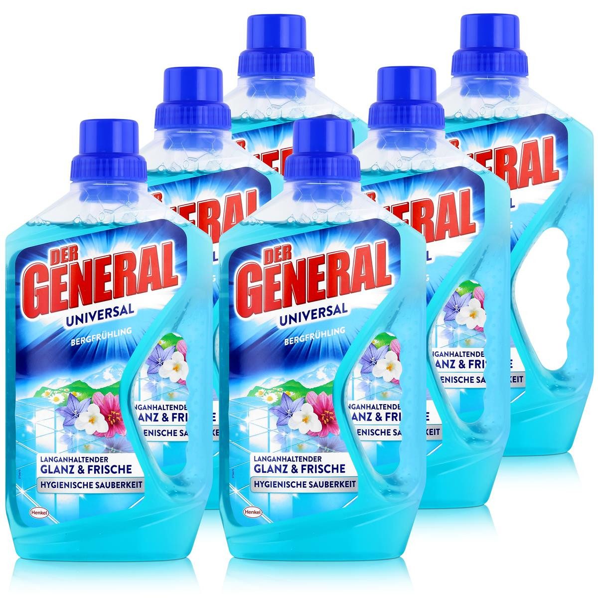 Der General Universal Bergfrühling 750ml Allzweckreiniger (6er Pack) Allzweckreiniger