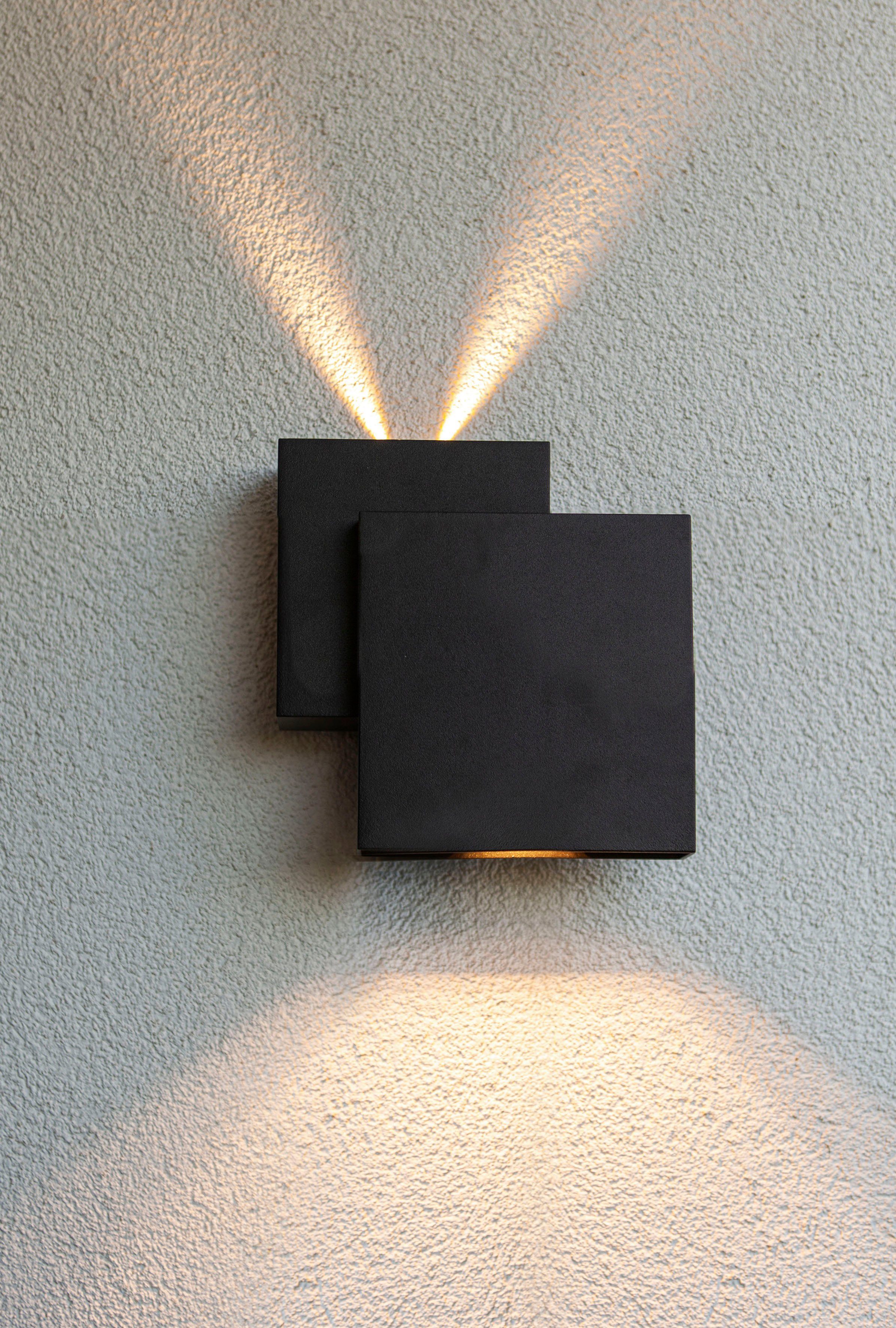 LED integriert, fest Licht LED Indirektes Außen-Deckenleuchte einzigartiges Design, LUTEC RIALTO, & direktes