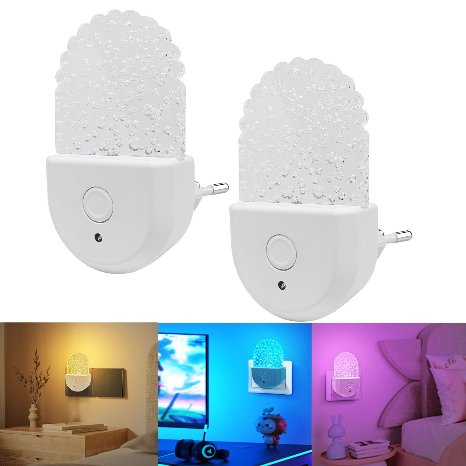 MUPOO LED Steckdosenleuchte RGB Plug in günstig online kaufen