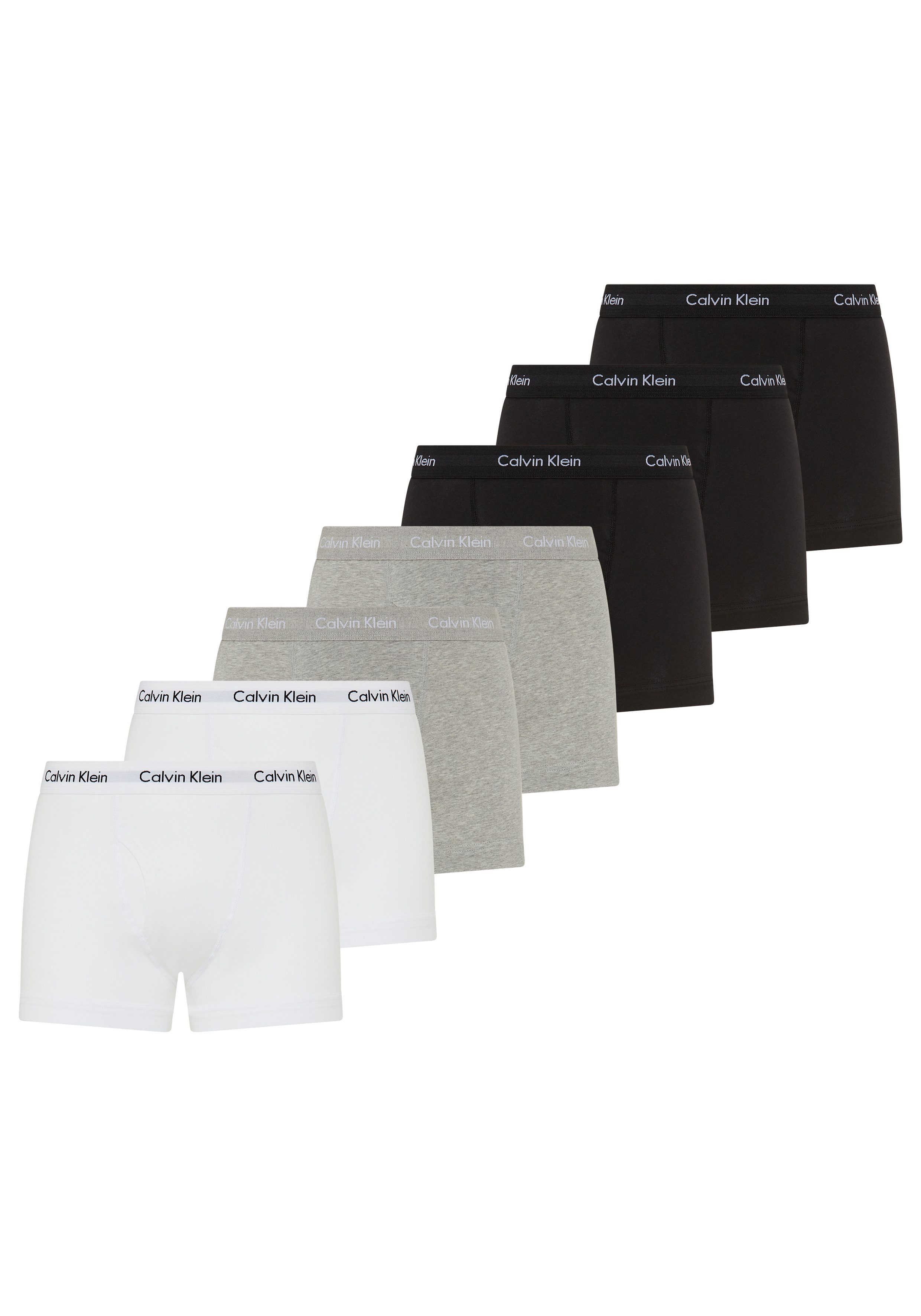 Calvin Klein Underwear Trunk TRUNK 7PK (Packung, 7-St., 7er-Pack) Mit elastischem Bund