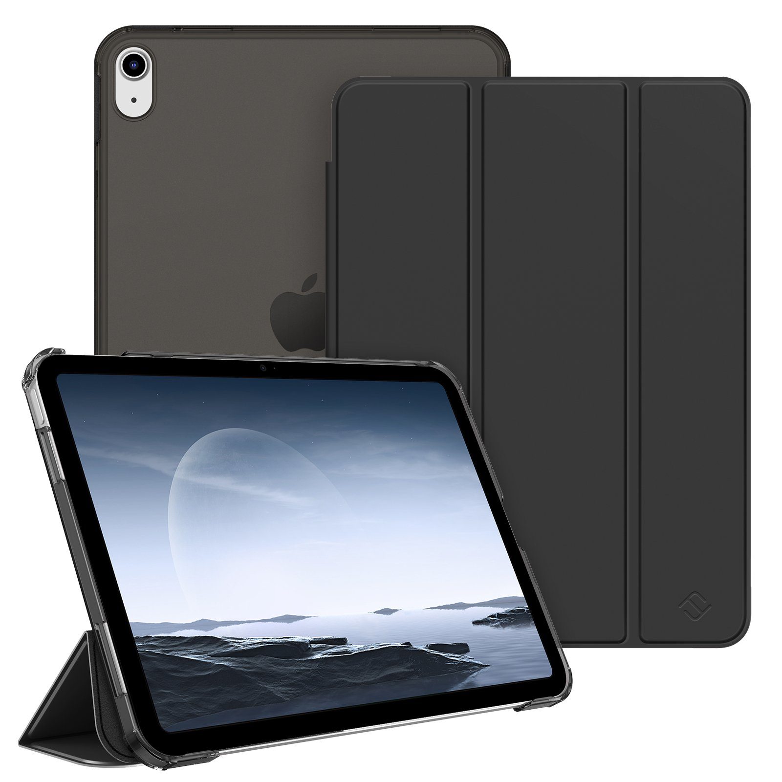 Fintie Tablet-Hülle für iPad 11. Generation 2025 (A16) 11 Zoll, iPad 10. Generation 2022 10.9 Zoll, Ultradünn Case mit transparenter Rückseite Abdeckung, Auto Schlaf/Wach