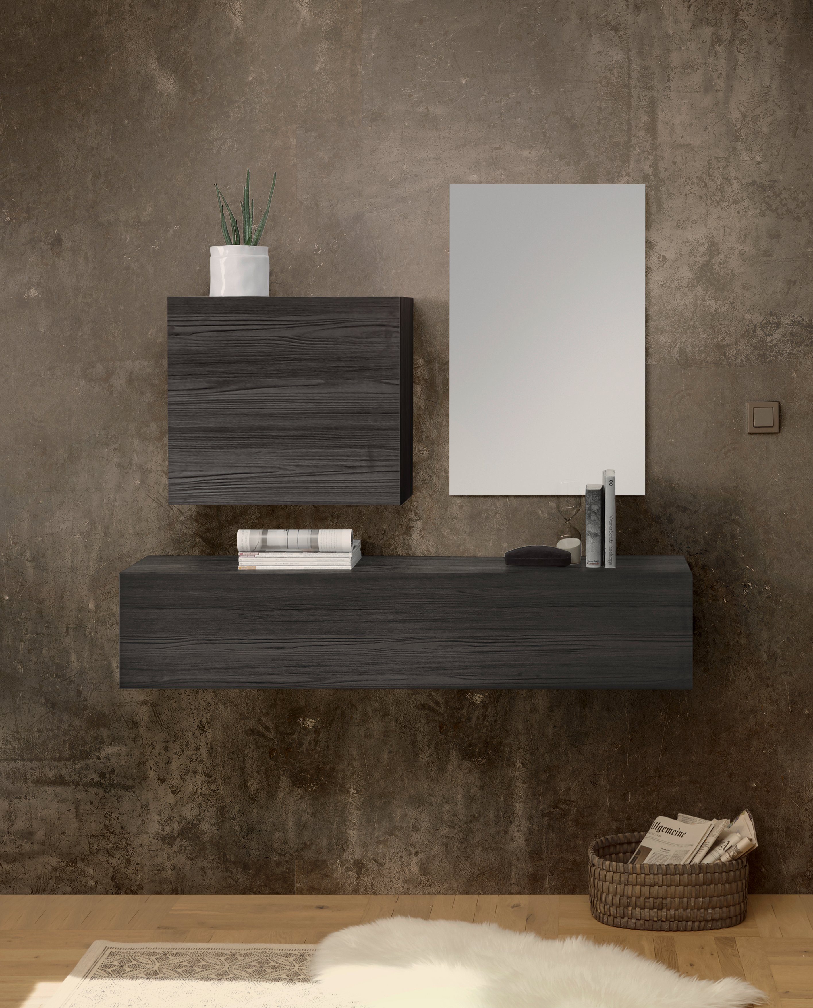 INOSIGN Klapphängeschrank "City", Breite 138 cm günstig online kaufen