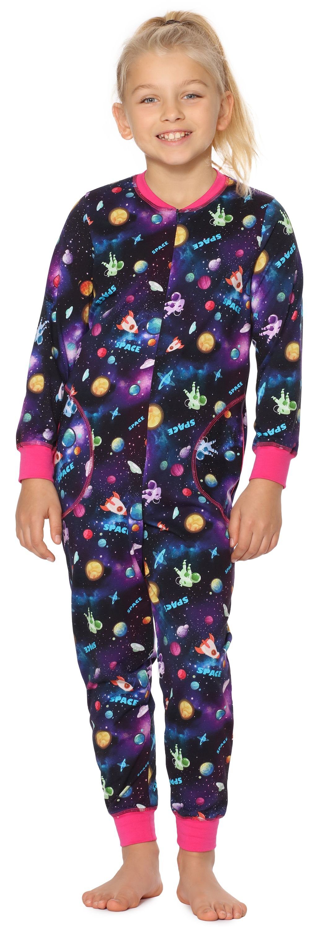 Merry Style Schlafanzug Mädchen Platz MS10-186 Rosa Jumpsuit Schlafanzug