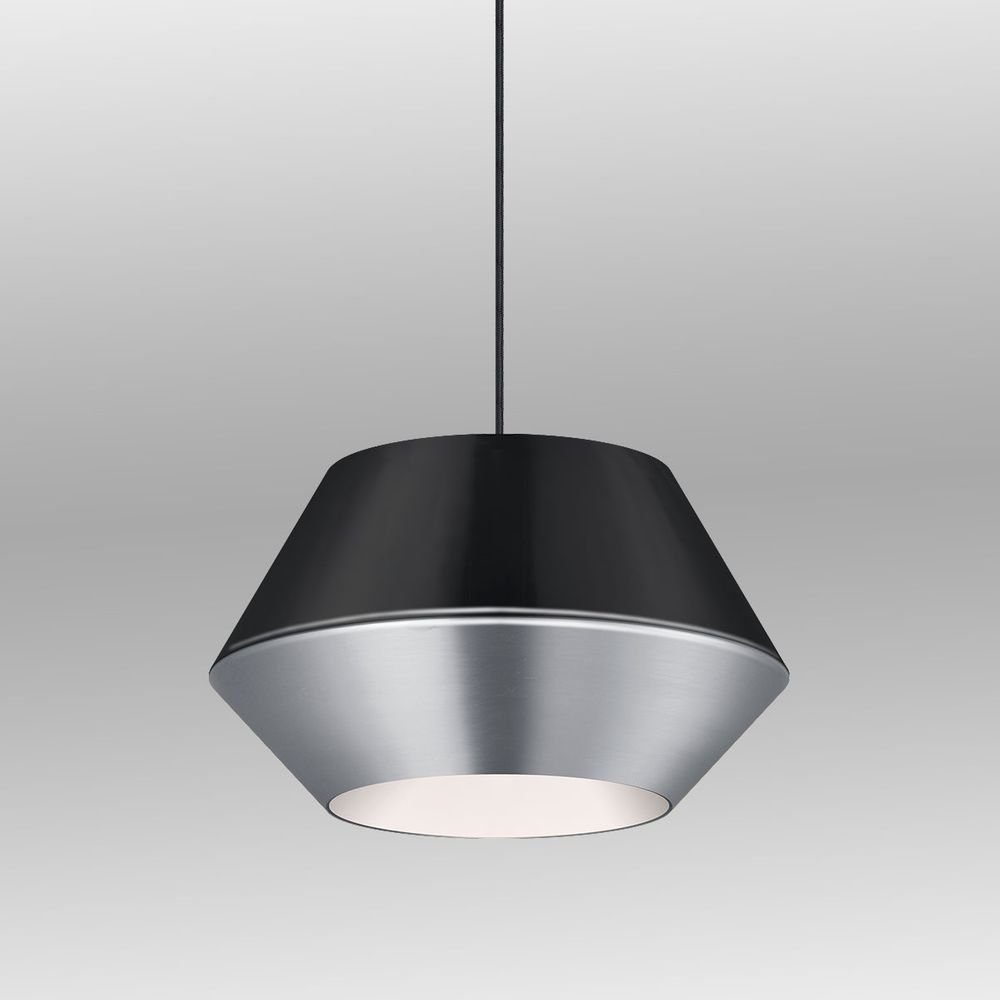 Individuelle s.luce Warmweiß SkaDa Aluminium/Gold, Pendelleuchte Pendellampe Metallschirm