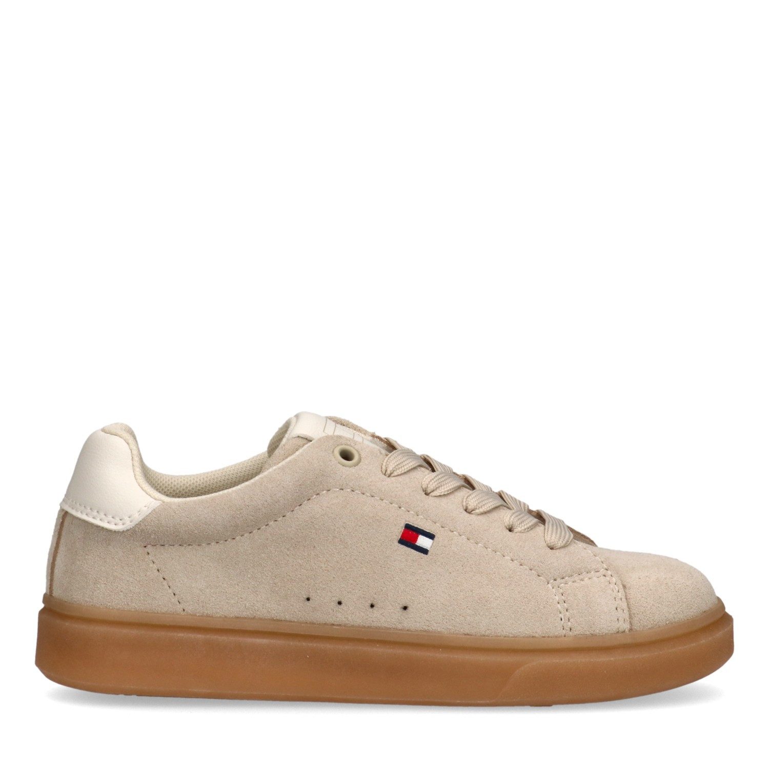 Tommy Hilfiger Sneaker Retro Sneaker, Schnürschuh, Halbschuh mit steitlicher Logostickerei