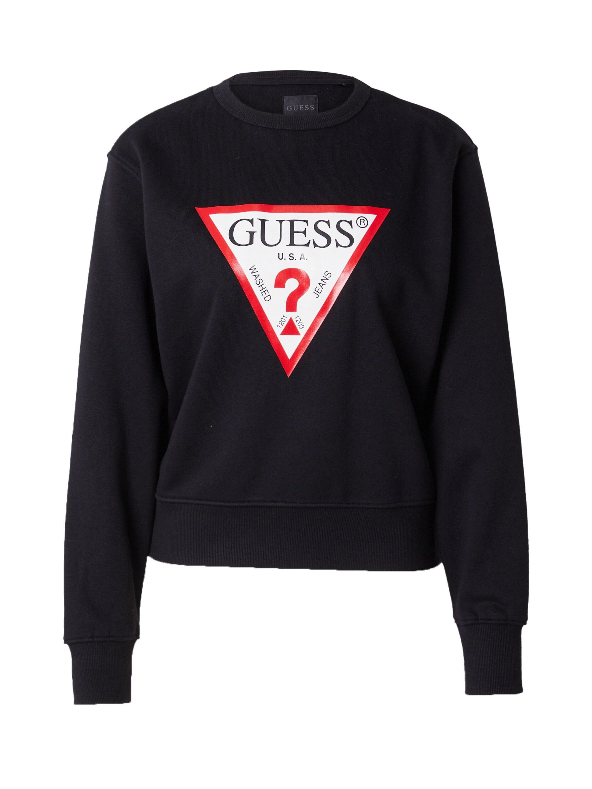 Guess Sweatshirt (1-tlg) Plain/ohne Details