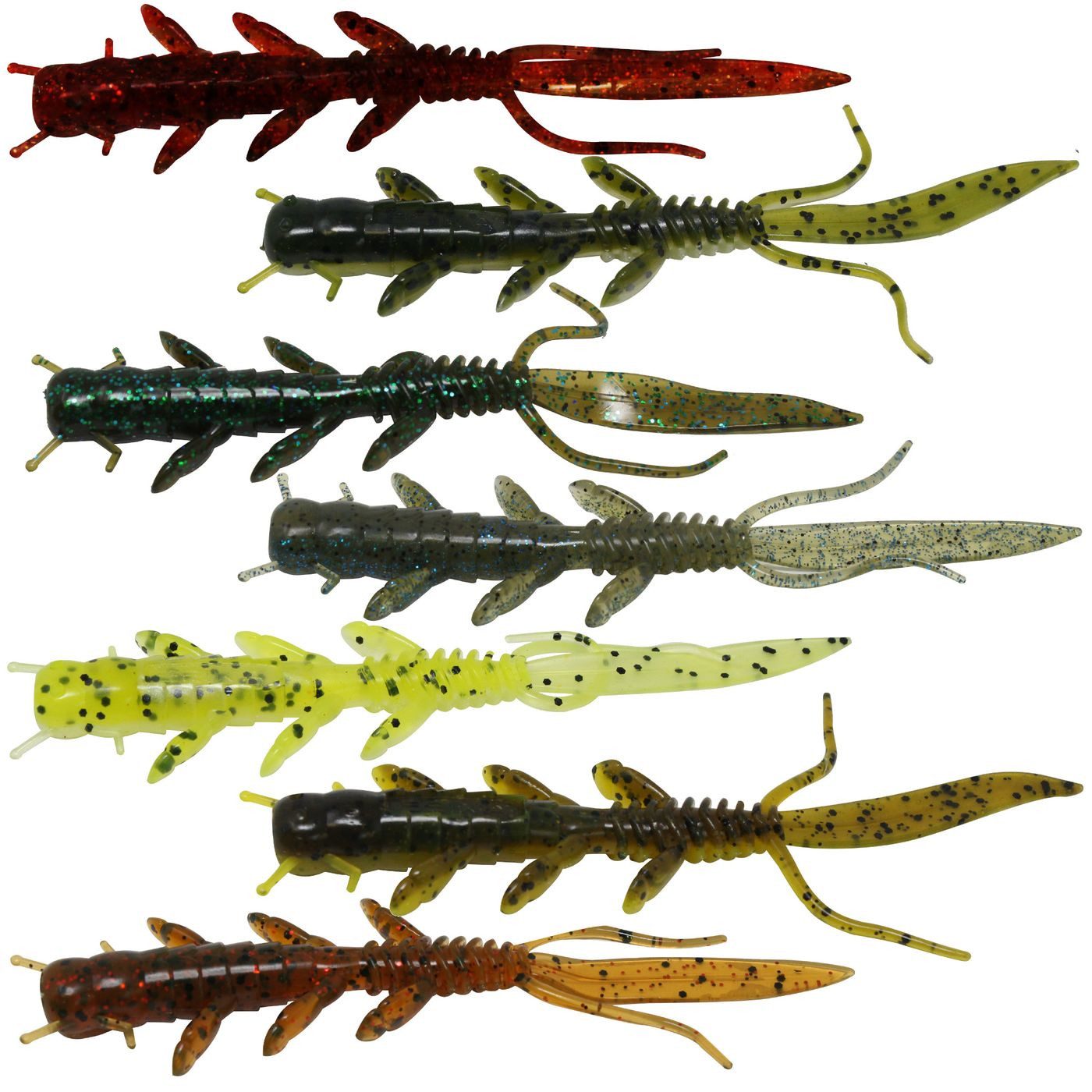 Seika Pro Kunstköder Seika Pro Fransen Felix 11cm - 5 Gummikrebse