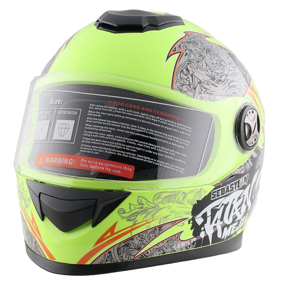 FunSport-Factory Motocrosshelm Mejia Kinder Integralhelm Motocross Helm Kinder Motorradhelm Offroad