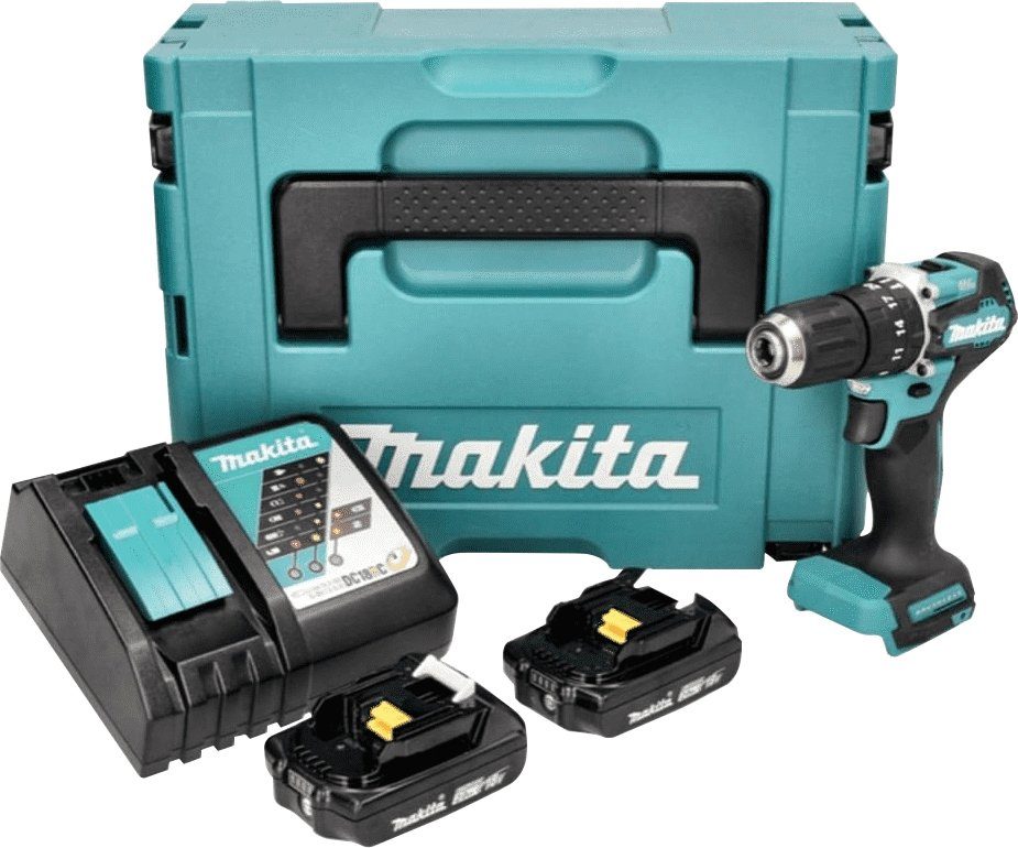 Makita Akku-Schlagbohrmaschine Ah 18 Li-ion 1700 Volt U/min, max. DHP487RAJ, 2.0