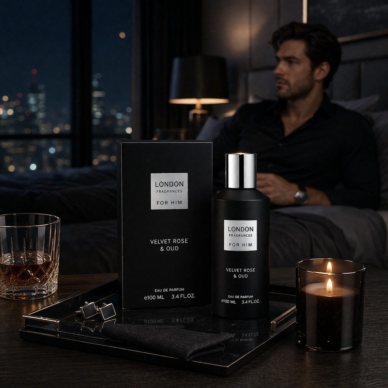 LONDON FRAGRANCES Eau de Parfum London Fragrances For Him Herrenduft EDP 100 ml, 1-tlg., Hergestellt in UK, Herrenduft, Elegant