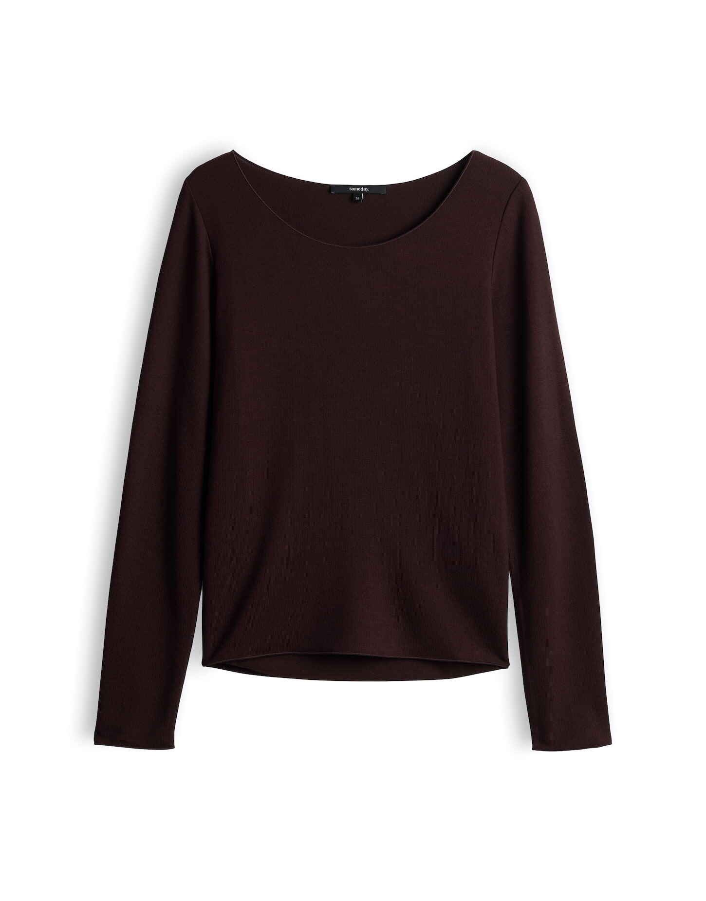 someday Langarmshirt Kirosa soft long aus fließender Pull-on für einen modernen, komfortablen Look
