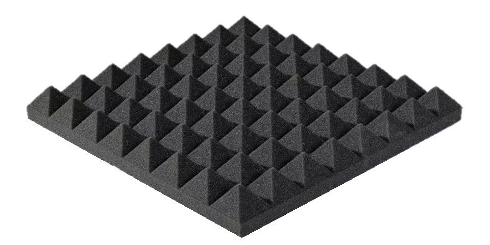 akupur Schaumstoffeinlage Akupur Akustik-Schaumstoff Pyramidenplatte 40 x 40, OEKO-TEX® Standard 100 Zertifikatsnummer