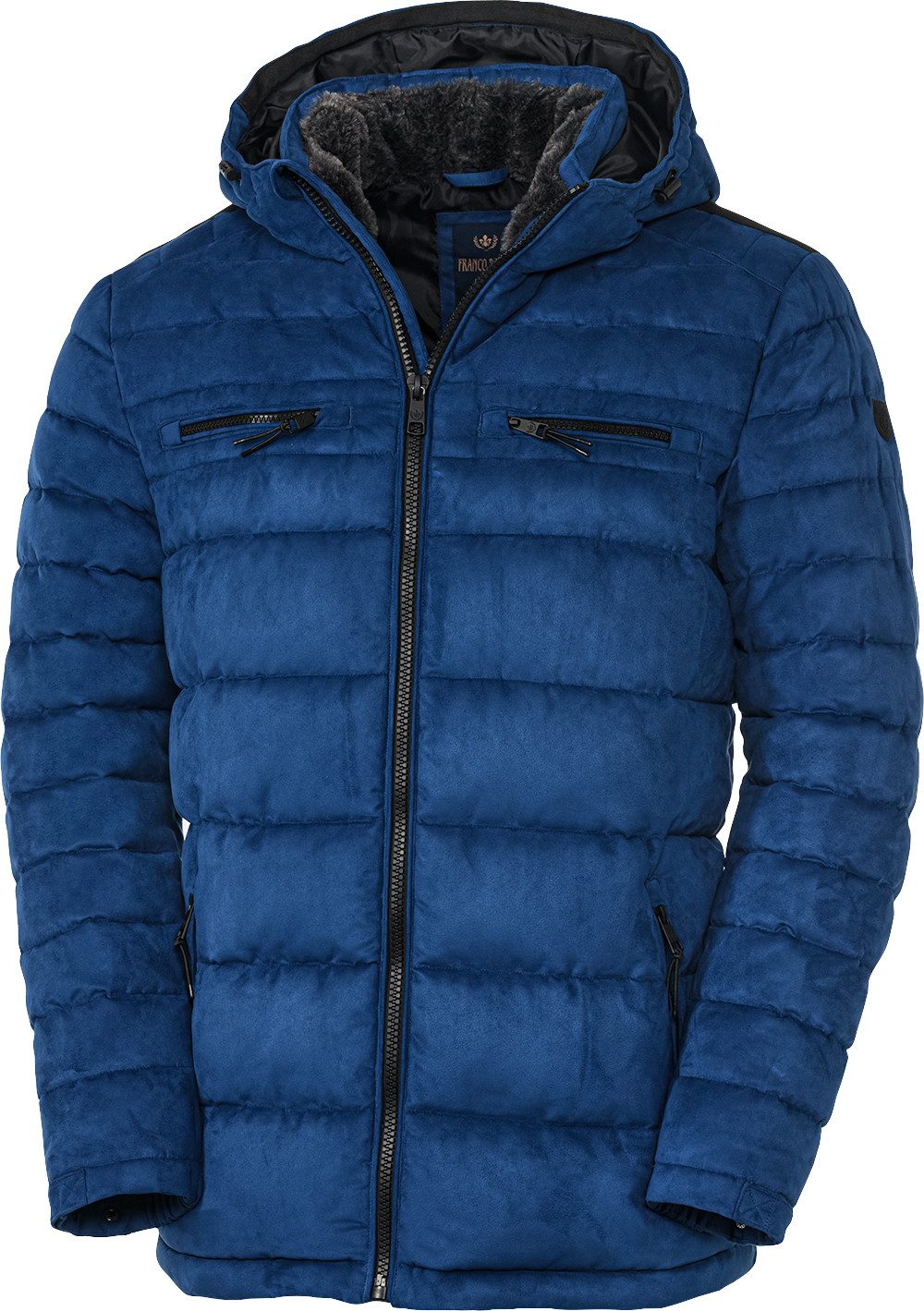 Franco Bettoni Steppjacke Kapuze mit verstellbarem Kordelzug günstig online kaufen