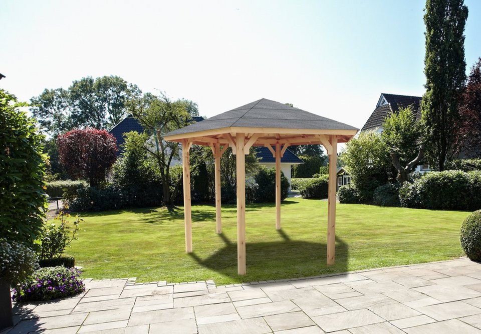 Wolff Holzpavillon »Kreta 6«, BxT: 366×327 cm