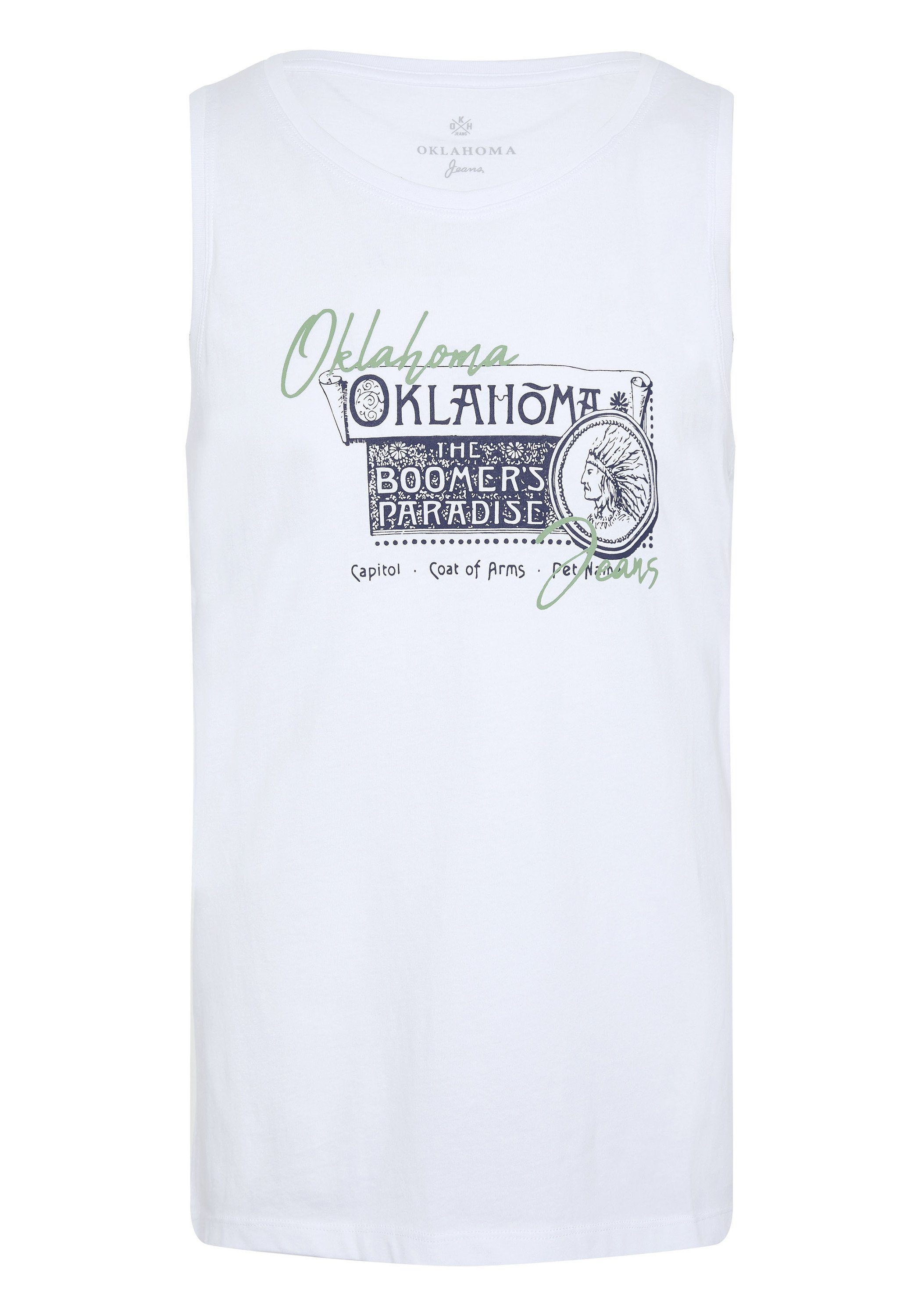 Oklahoma Jeans Tanktop aus Jersey