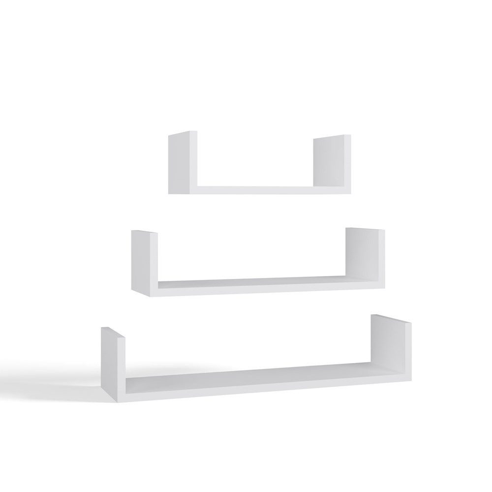MAGOWA Hängeregal Wandregal-Set MOBI – 3 moderne Wandregale, 3 er Set