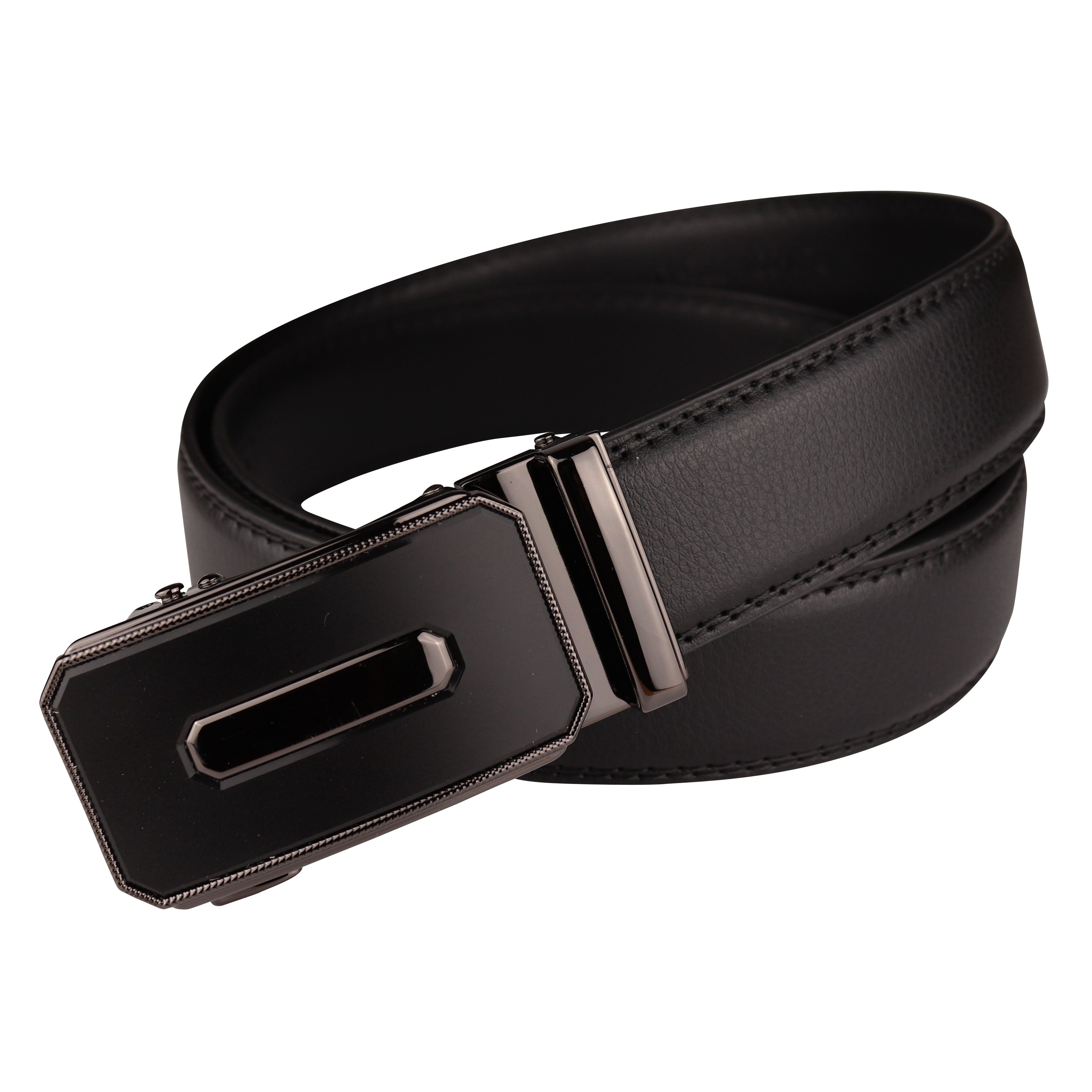 MIRROSI Ledergürtel Herren Automatik Breit 35mm, Kürzbar Business Anzug Hochwertige Verarbeitung Perfektes Geschenk für Männer