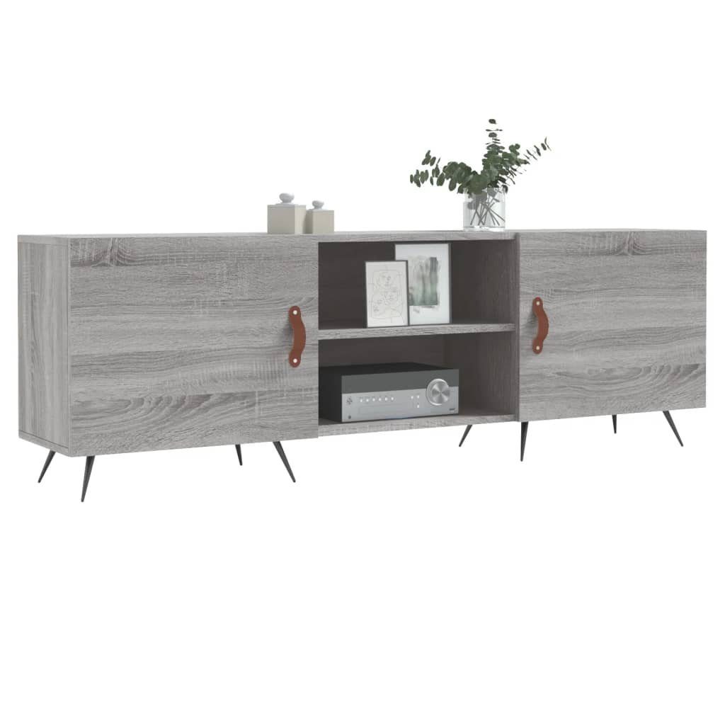 Holzwerkstoff TV-Schrank vidaXL (1-St) Sonoma Grau TV-Schrank 150x30x50 cm